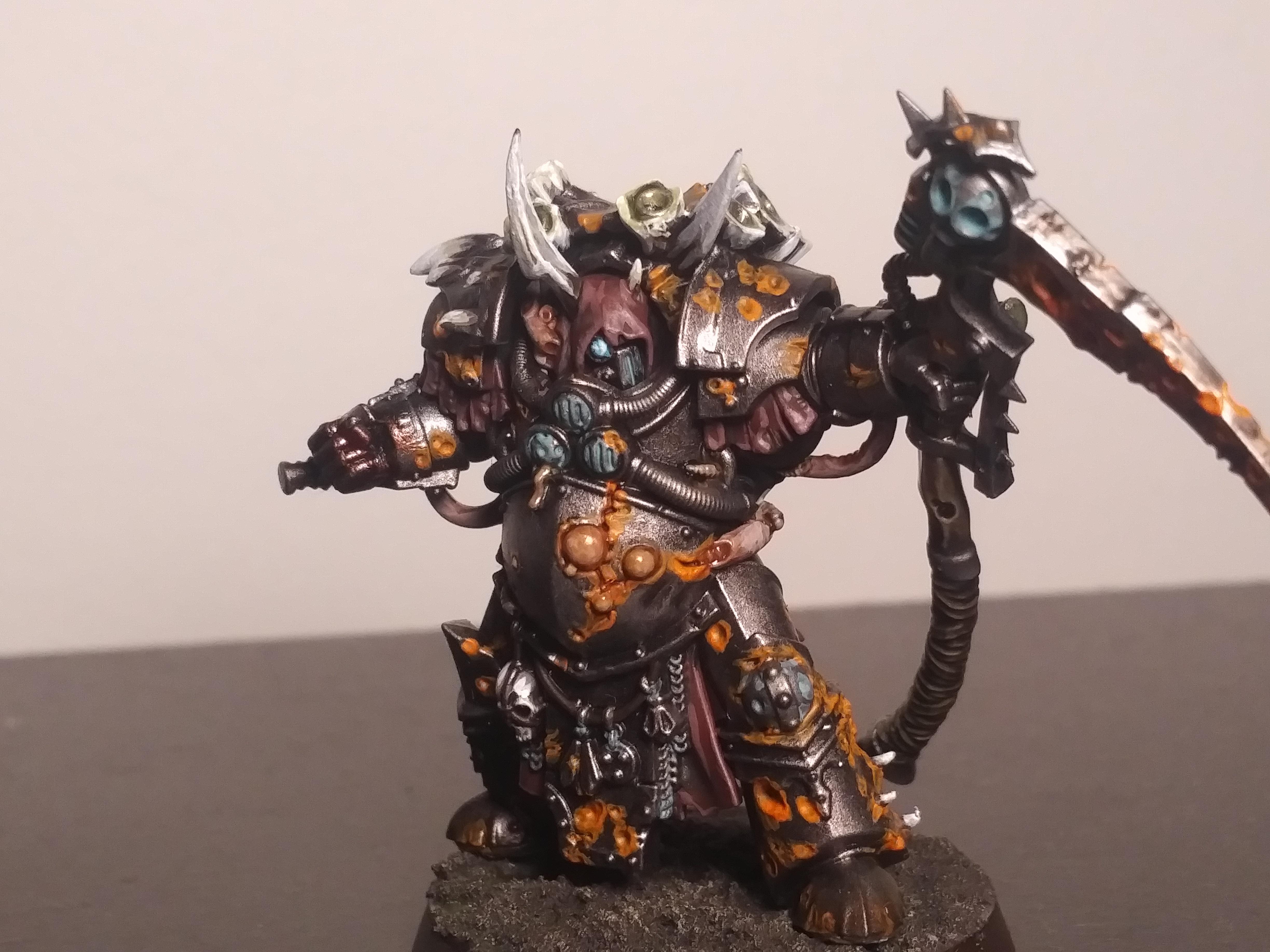 Blood, Cataphractii, Chaos, Death Guard, Deathshroud, Iron, Nurgle, Orange, Plague Marines, Rust, Scythe, Terminator Armor, Turquoise, Warhammer 40,000