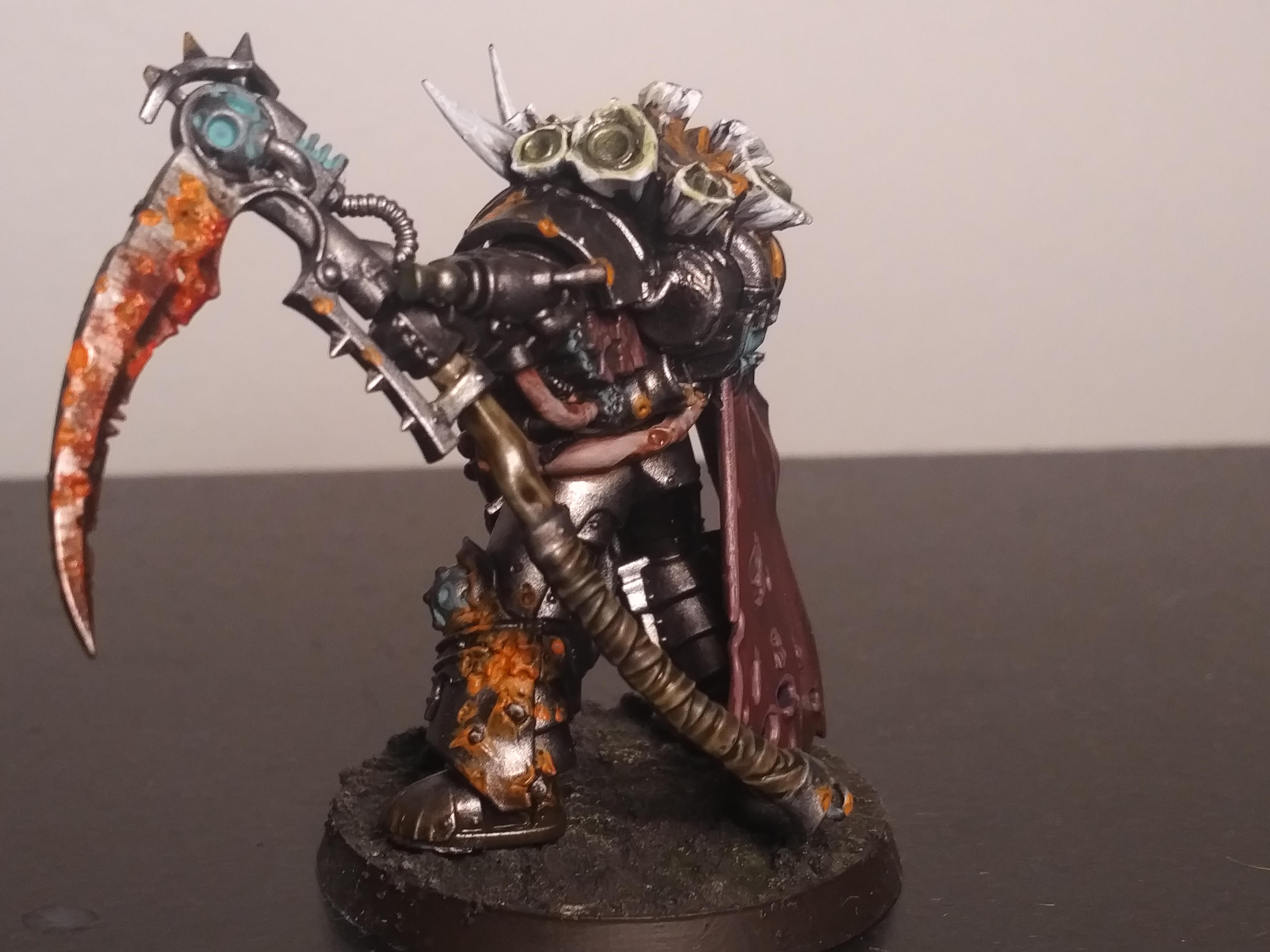 Blood, Cataphractii, Chaos, Death Guard, Deathshroud, Iron, Nurgle, Orange, Plague Marines, Rust, Scythe, Terminator Armor, Turquoise, Warhammer 40,000
