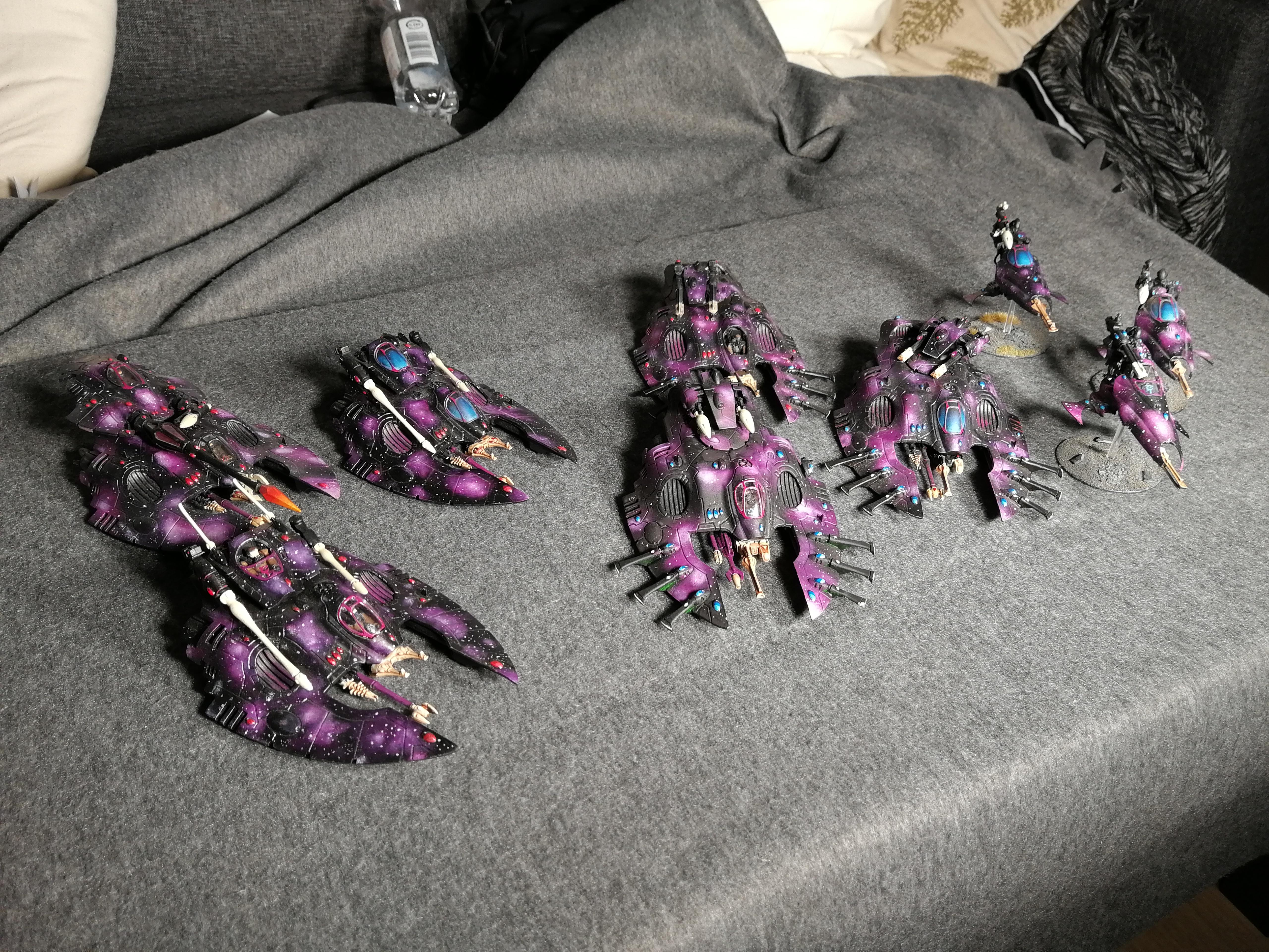 Eldar, Falcon, Fire Prism, Pattern, Skimmer, Space, Star, Tank, Ulthwe, Vehicle, Warhammer 40,000, Wave Serpent