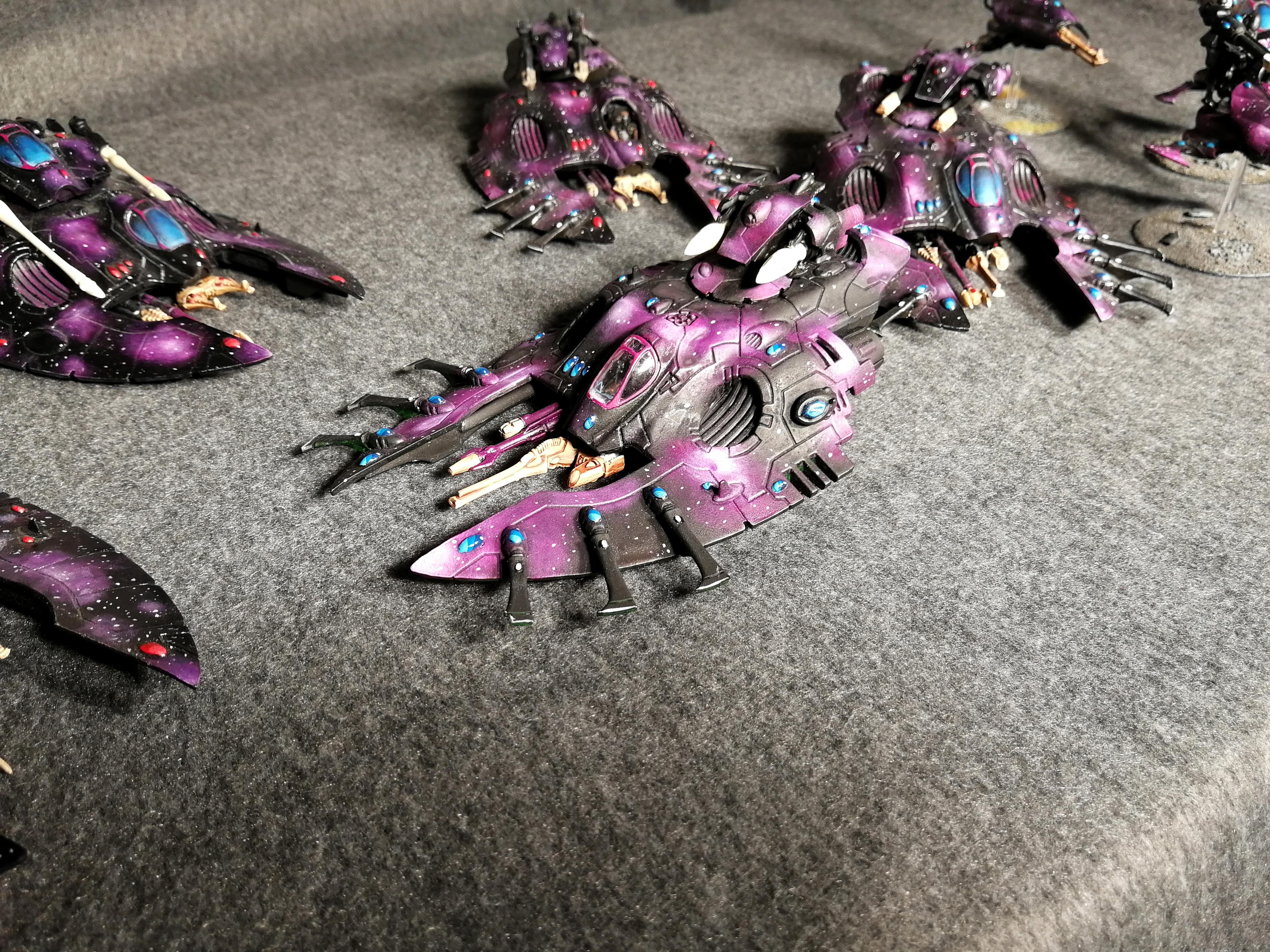 Eldar, Falcon, Fire Prism, Pattern, Skimmer, Space, Star, Tank, Ulthwe, Vehicle, Warhammer 40,000, Wave Serpent