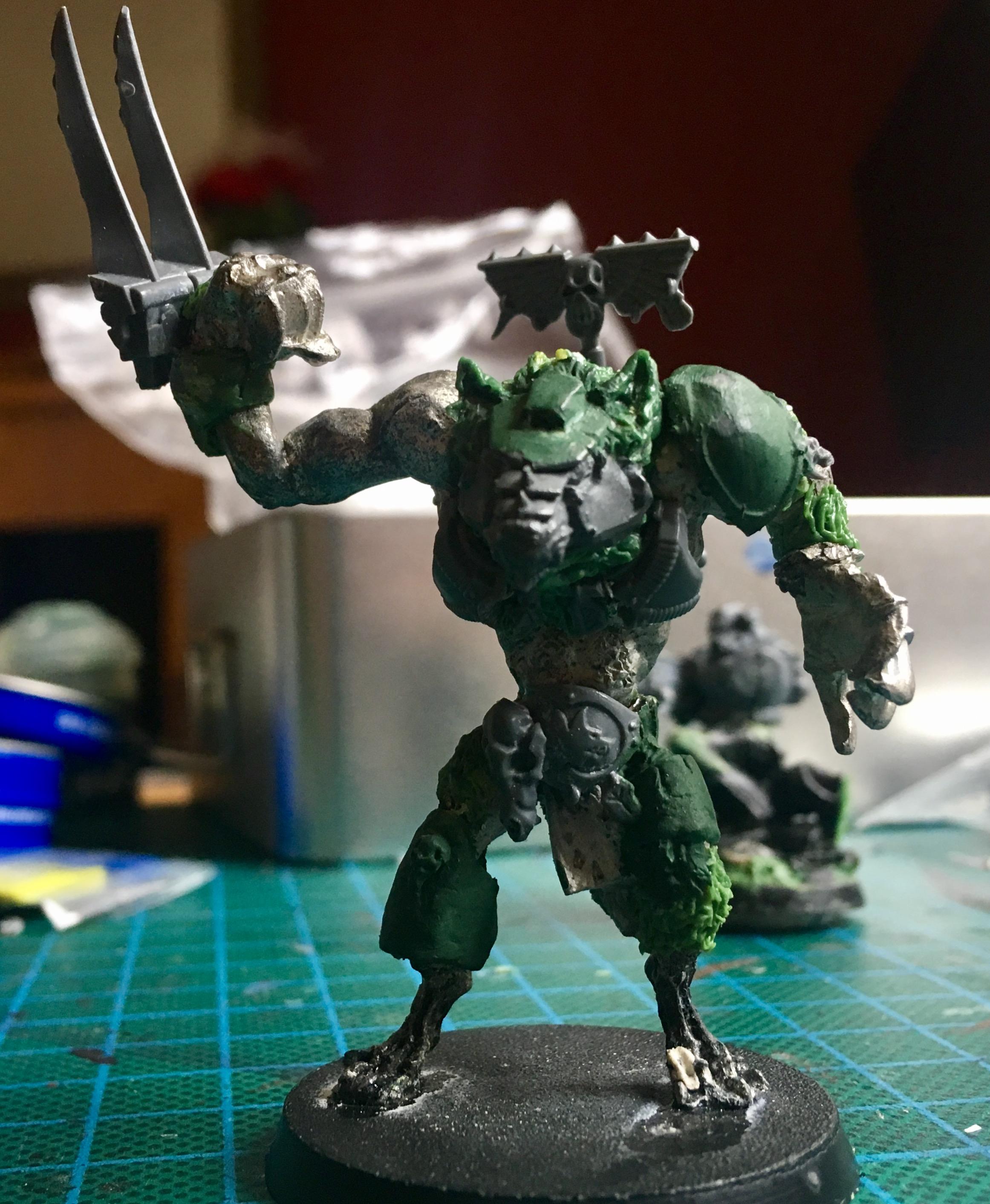 Conversion, Greenstuff, Rat Ogre, Space Wolves, Wulfen