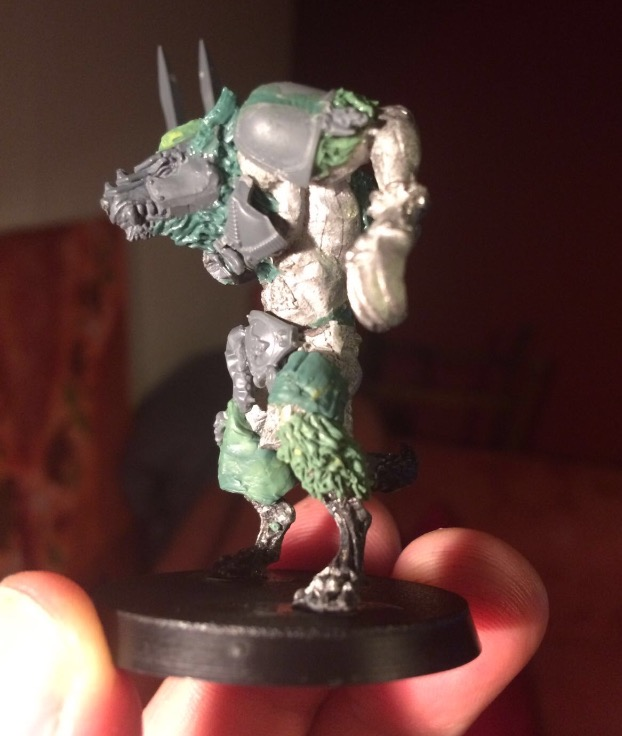 Conversion, Greenstuff, Rat Ogre, Space Wolves, Wulfen