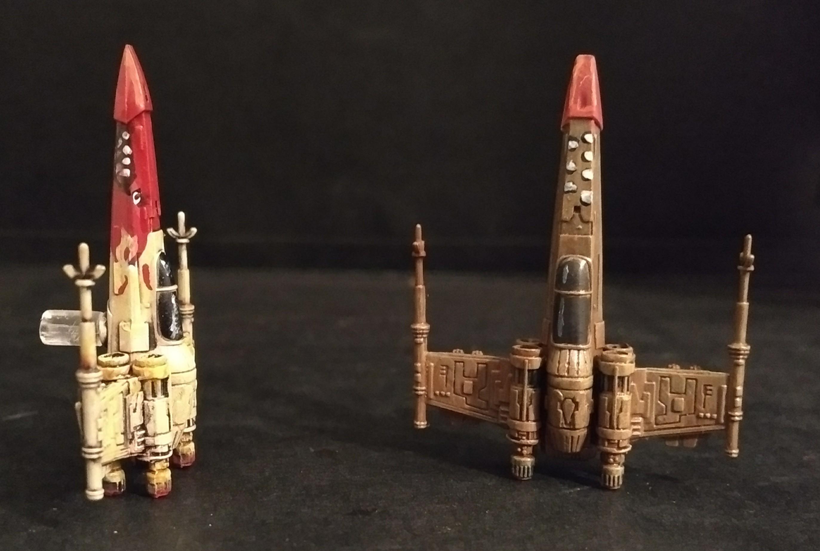 Star Wars, Custom Z-95s side detail
