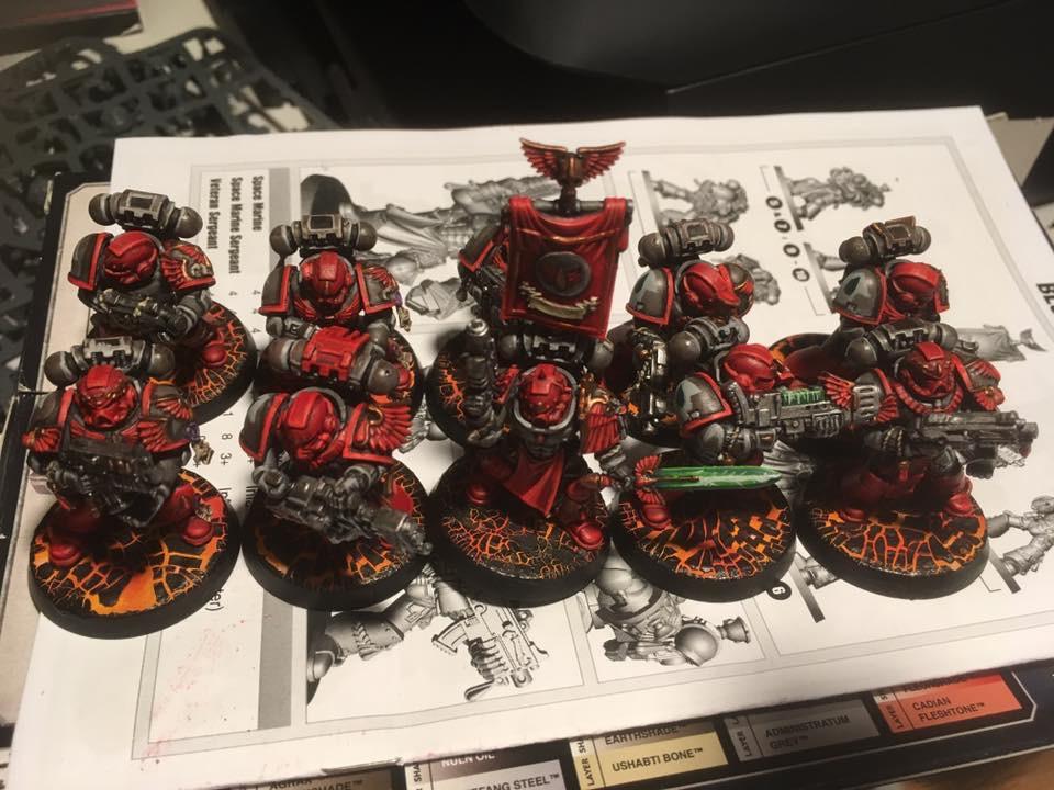 Adeptas Astarte, Blood Angels, Homebrew Successor Chapter, Imperium, Space Marines, Tactical Squad, Warhammer 40,000
