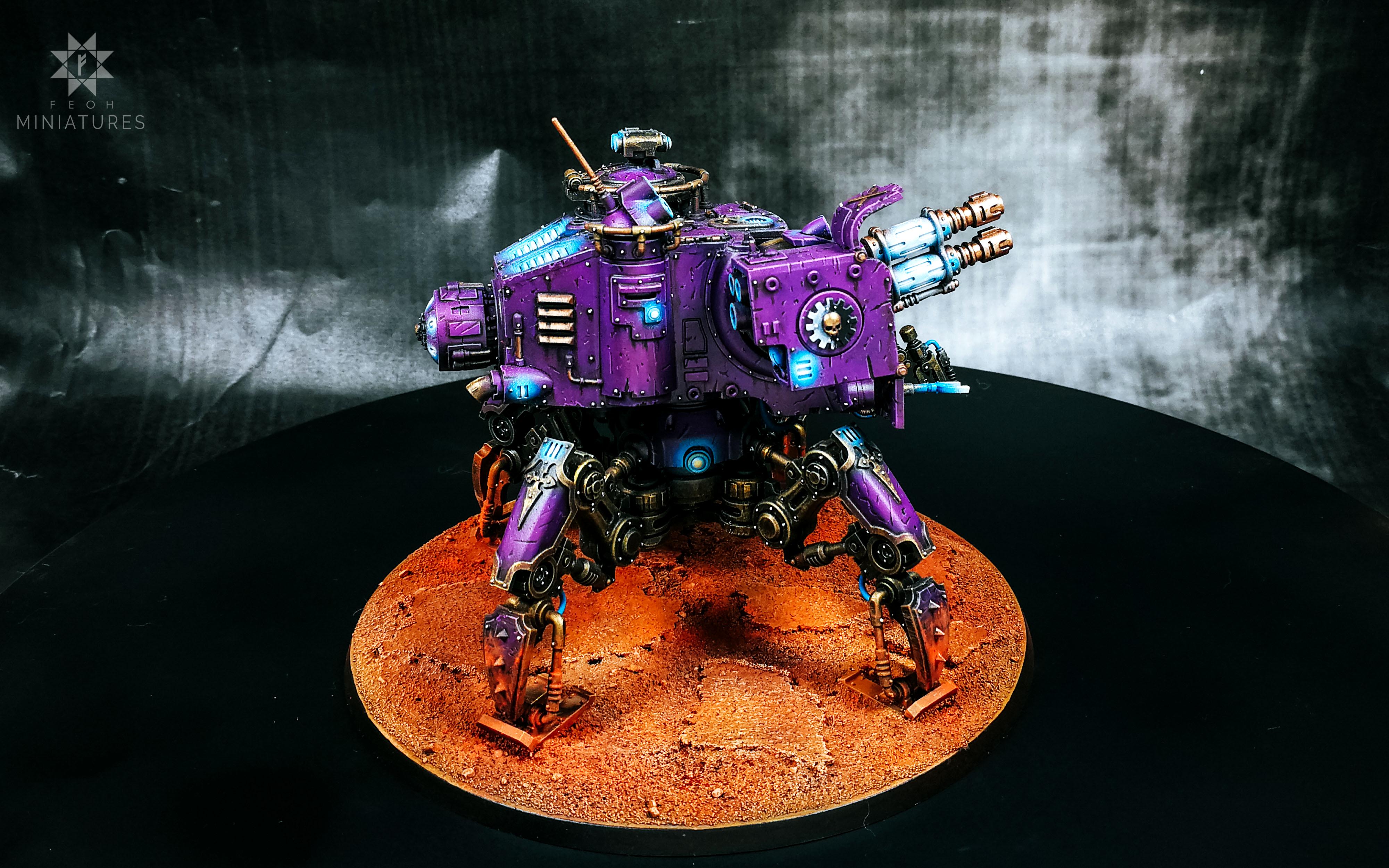 Adeptus Mechanicus, Commission, Oneager Dunecrawler, Painting, Skitarii, Tabletop