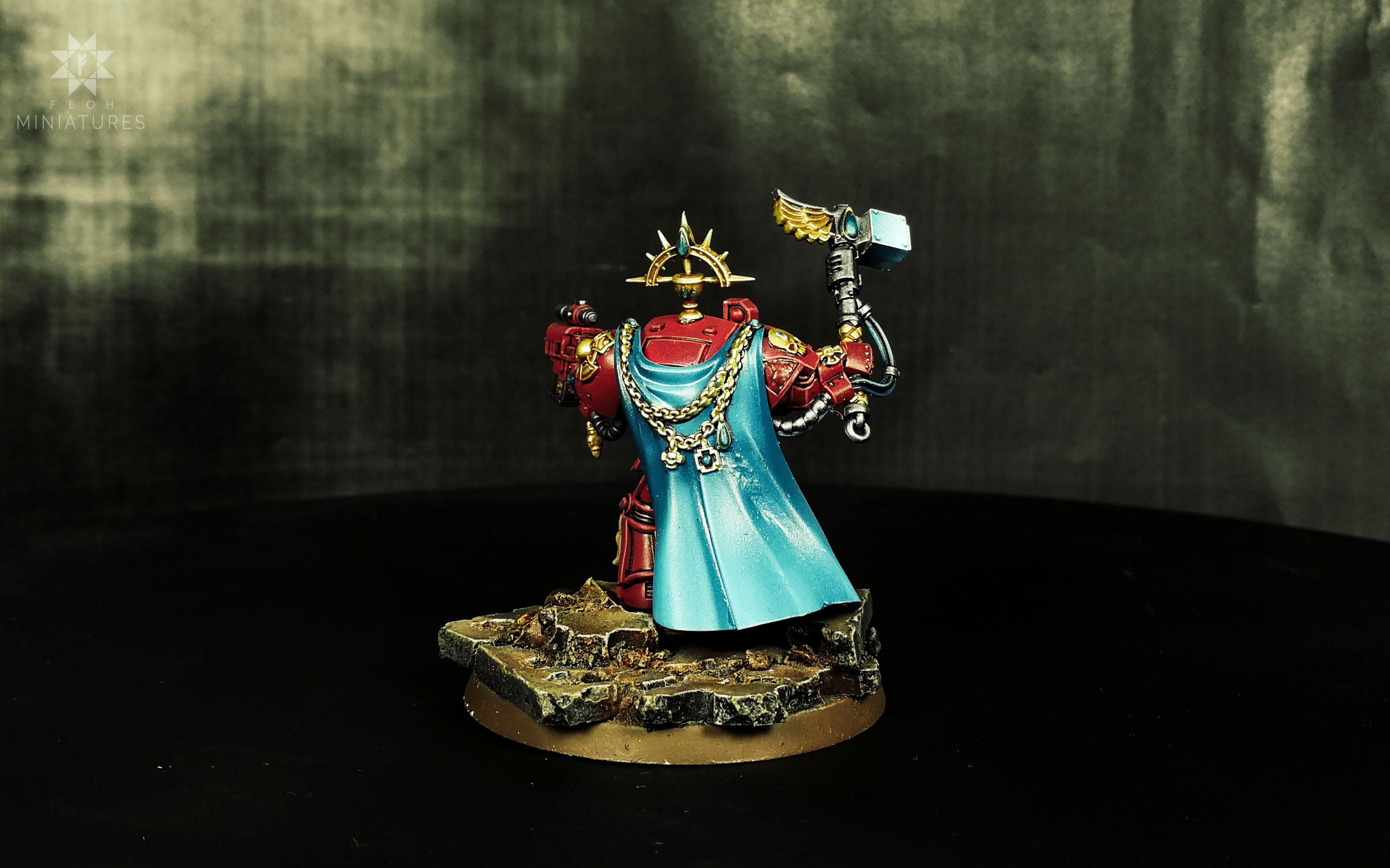 Blood Angels, Blood Angels Captain, Commission, Painting, Tabletop, Terminator Armor