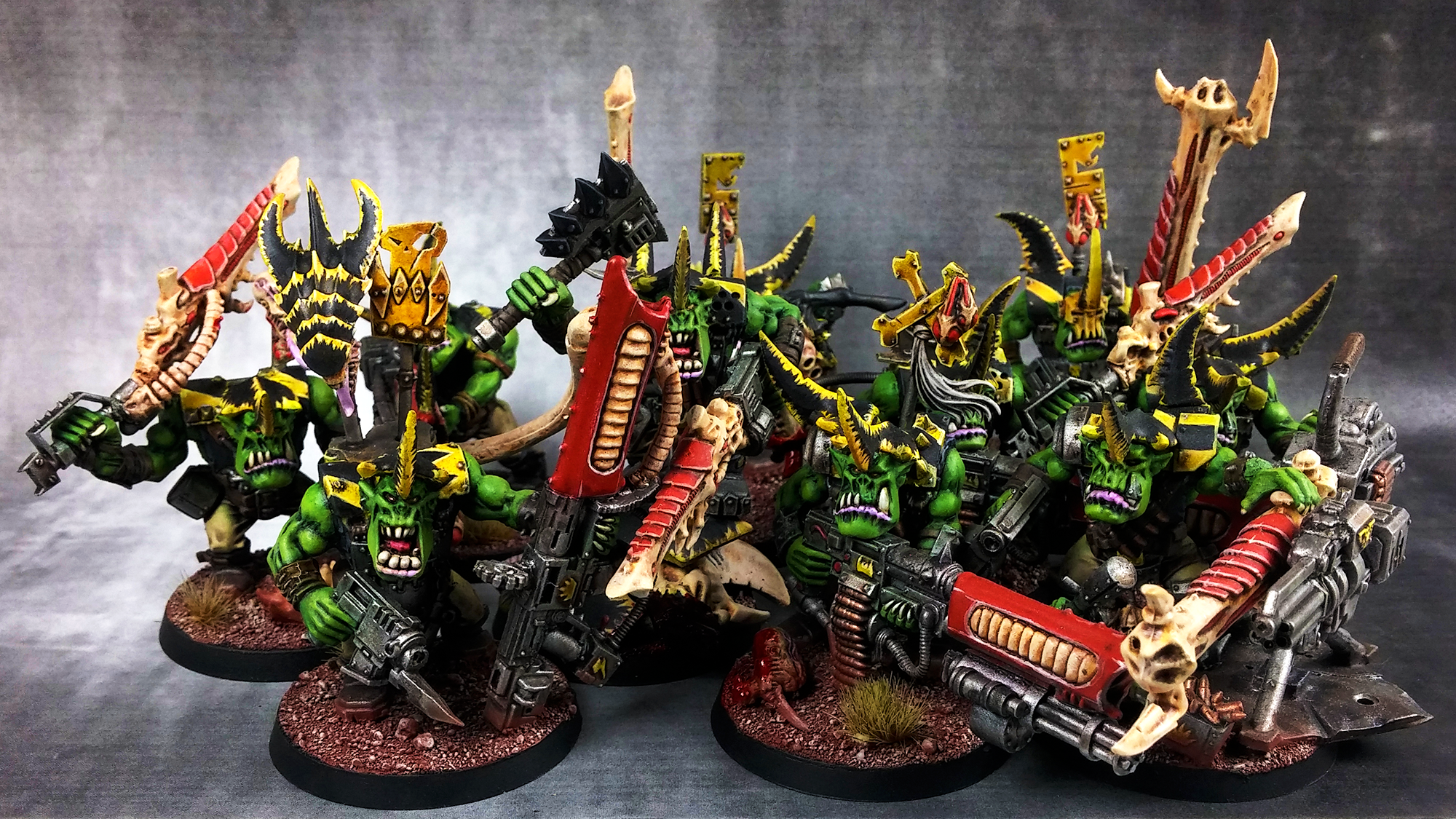 Commission, Orks, Painting, Space Orks, Tabletop