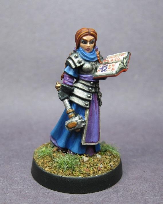 Cleric Miniature, Painted Reaper Miniature, Reaper Minis, Undefined