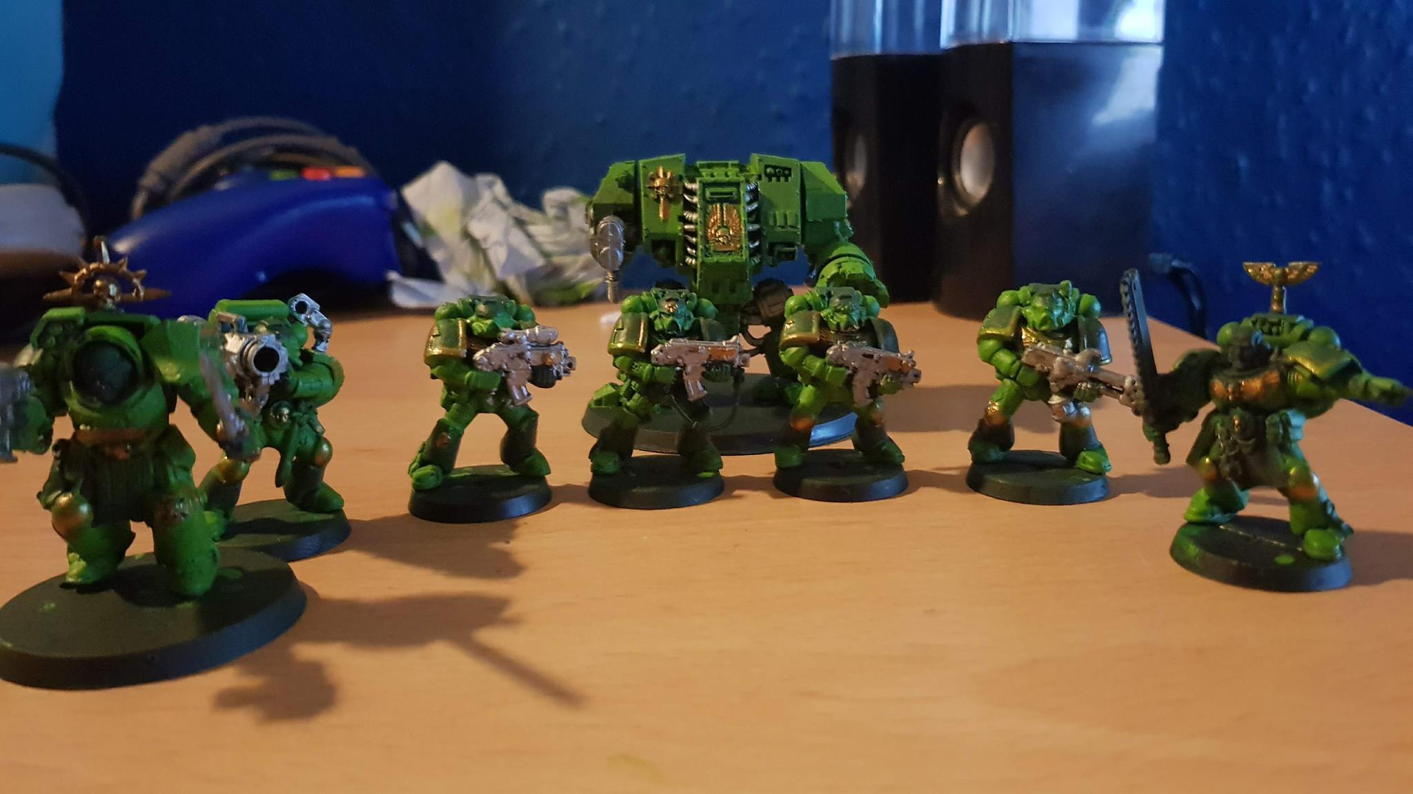 His finished dread and marine squad 