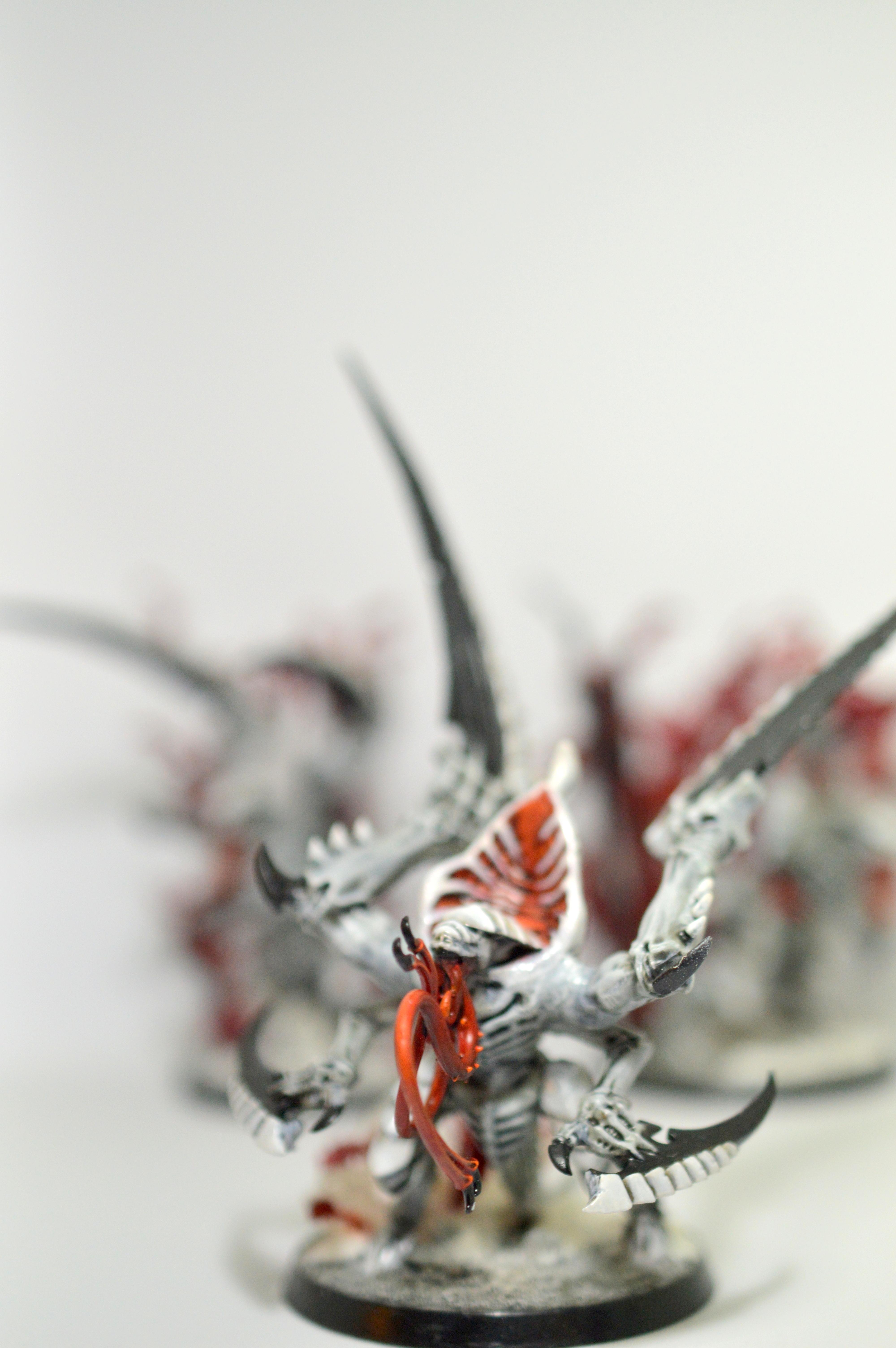 Black, Deathleaper, Kitbash, Red, Tyranids, White