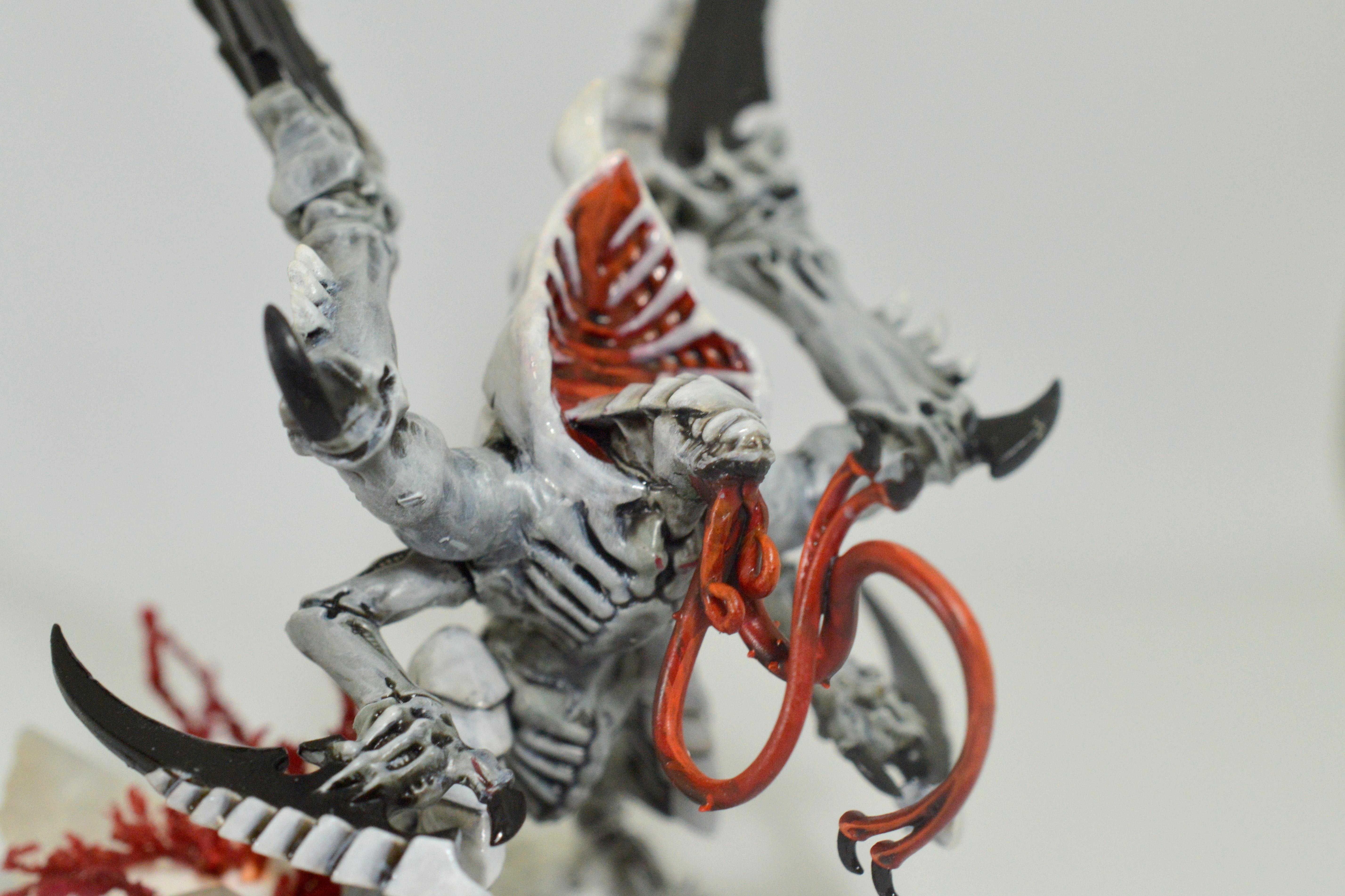 Black, Deathleaper, Kitbash, Red, Tyranids, White