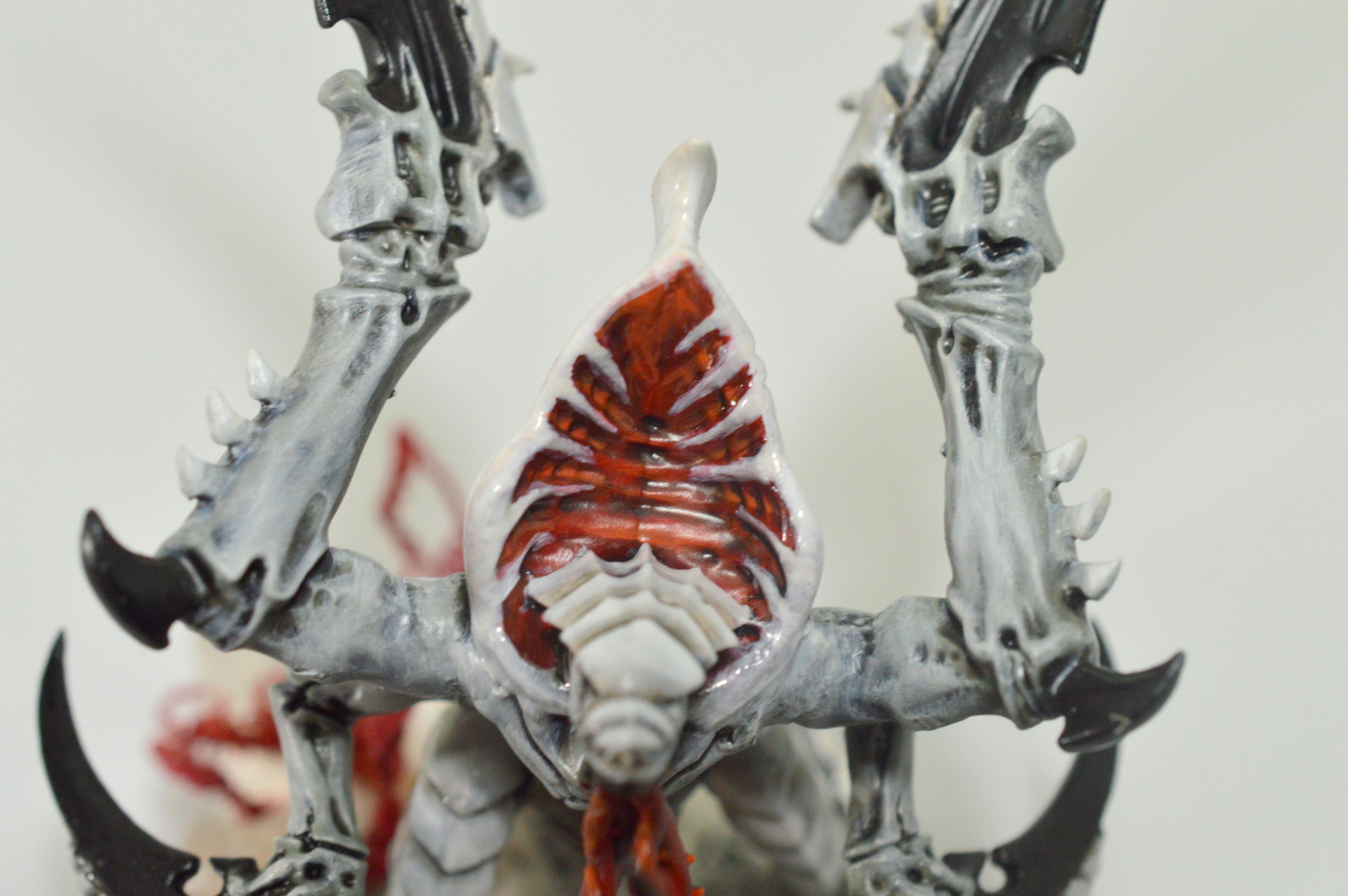 Black, Deathleaper, Kitbash, Red, Tyranids, White