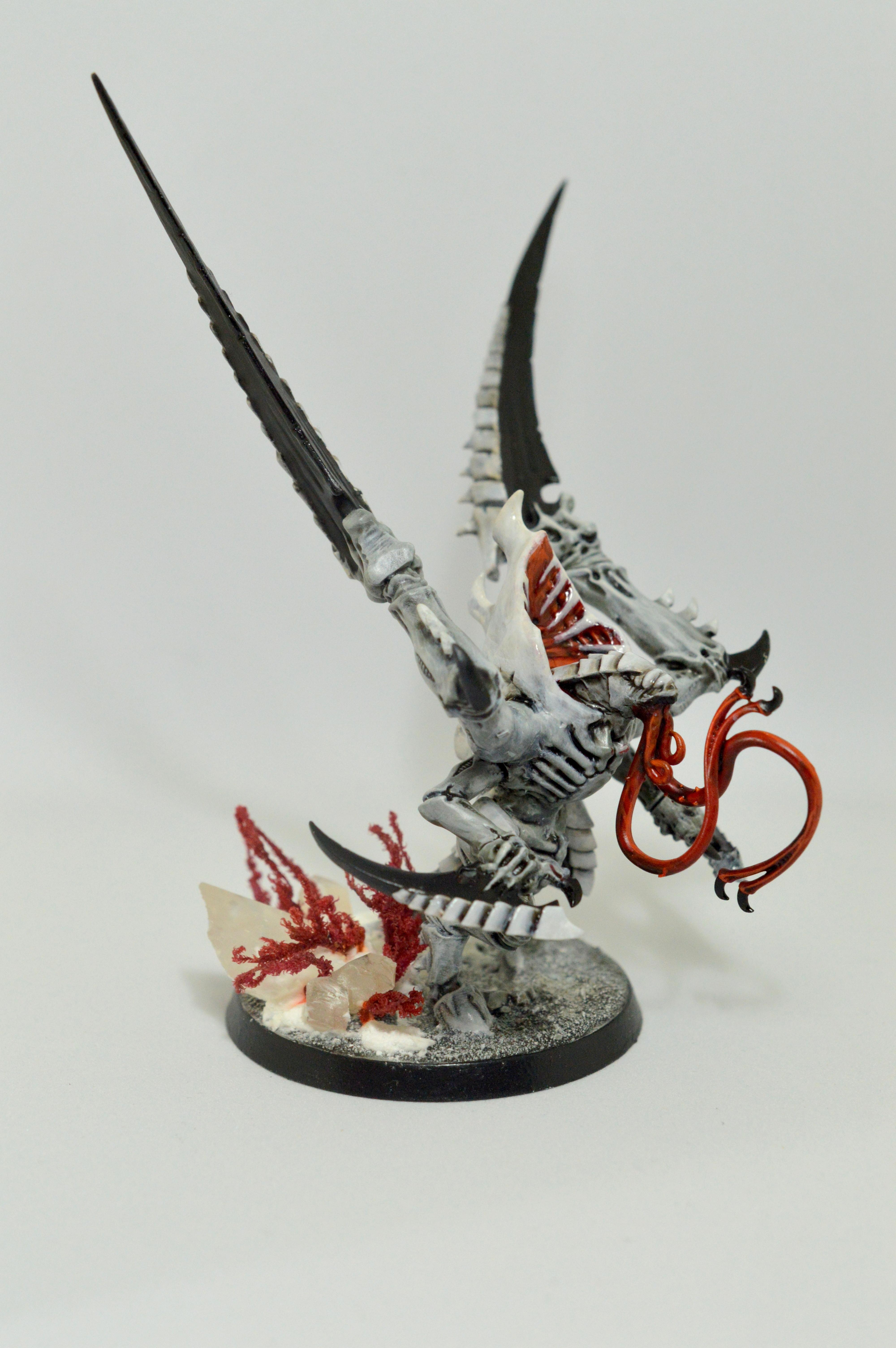 Black, Deathleaper, Kitbash, Red, Tyranids, White