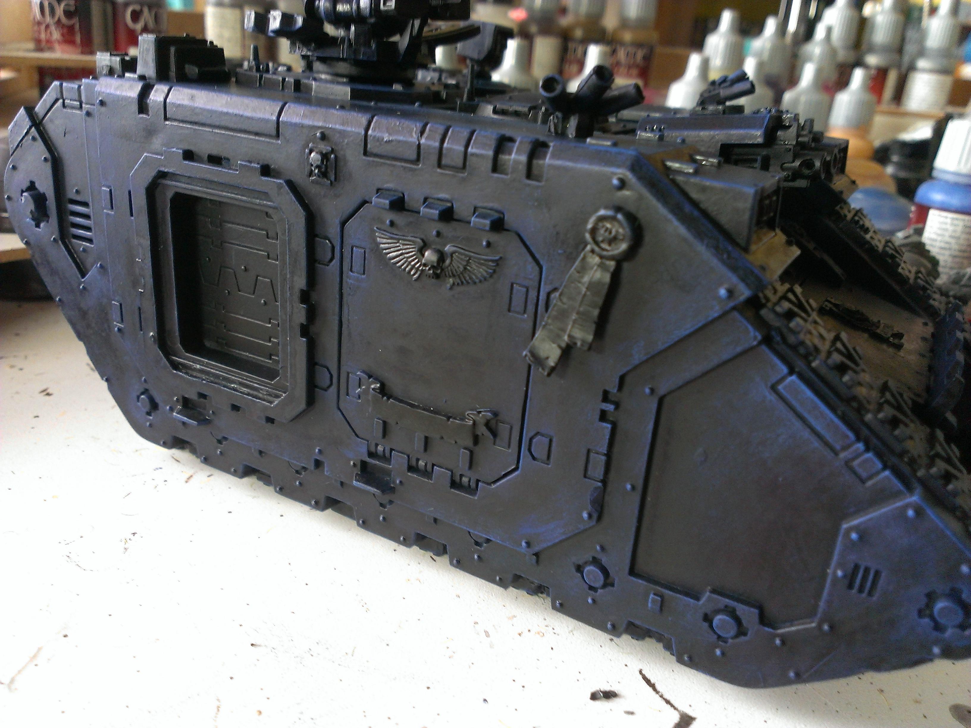 Land Raider, Space Marines, Ultramarines, Work In Progress