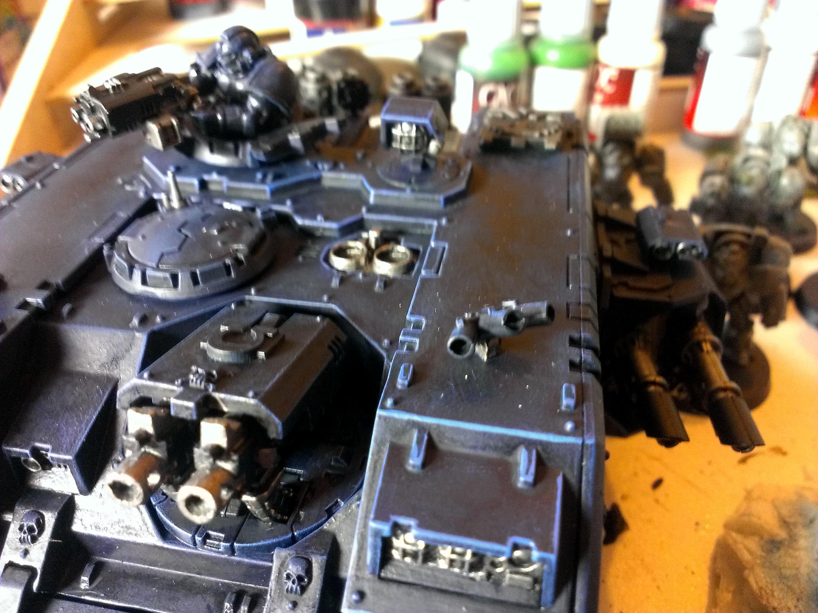 Land Raider, Space Marines, Ultramarines, Work In Progress