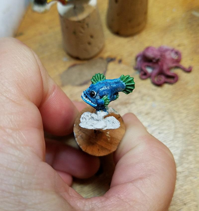 Kraken Diorama's denizen