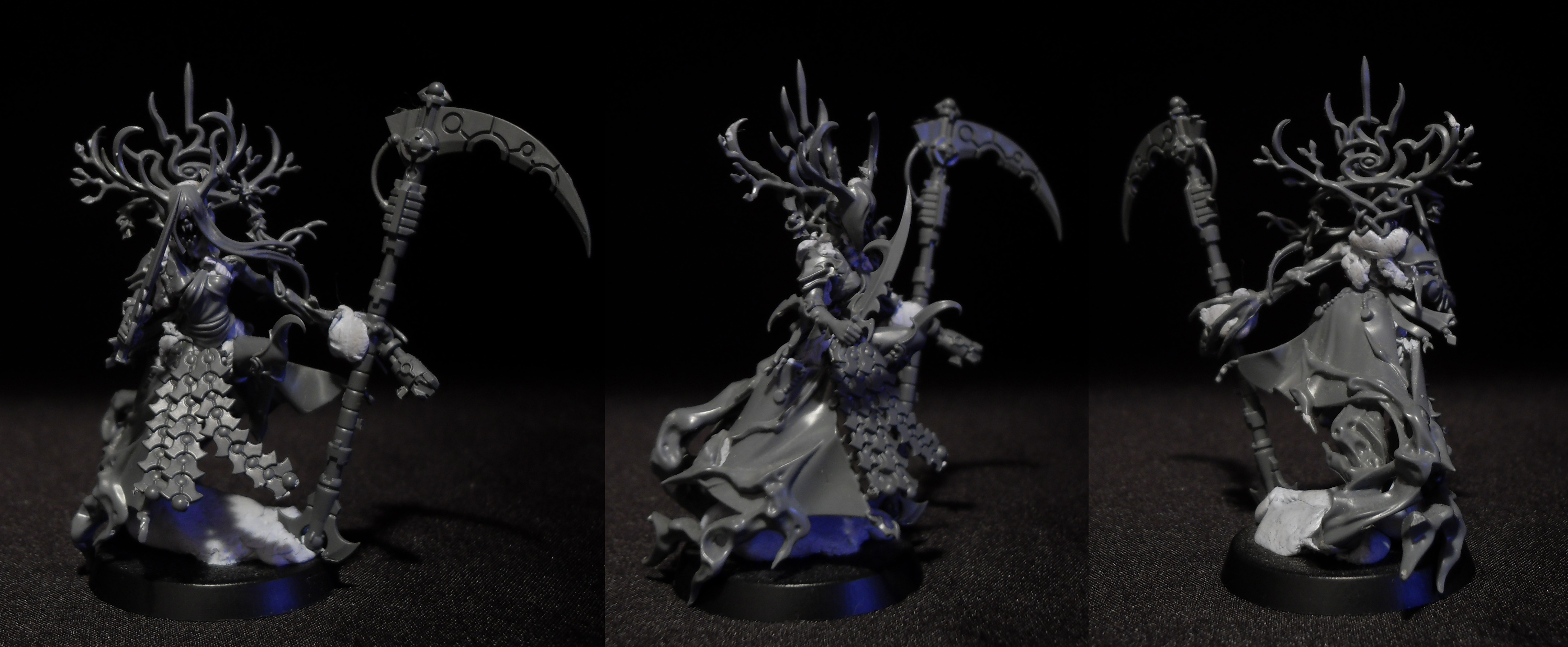 Edgy, Necrons, Skeletons, Spooky, Warhammer 40,000, Work In Progress