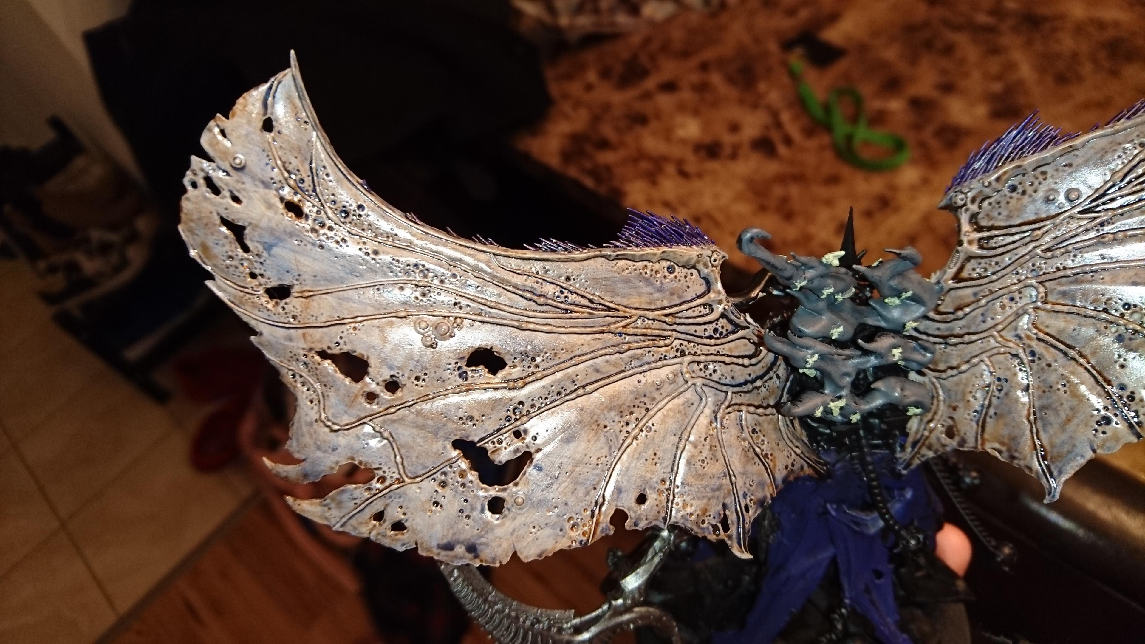 Mortarion, Motarion, Winged, Work In Progress