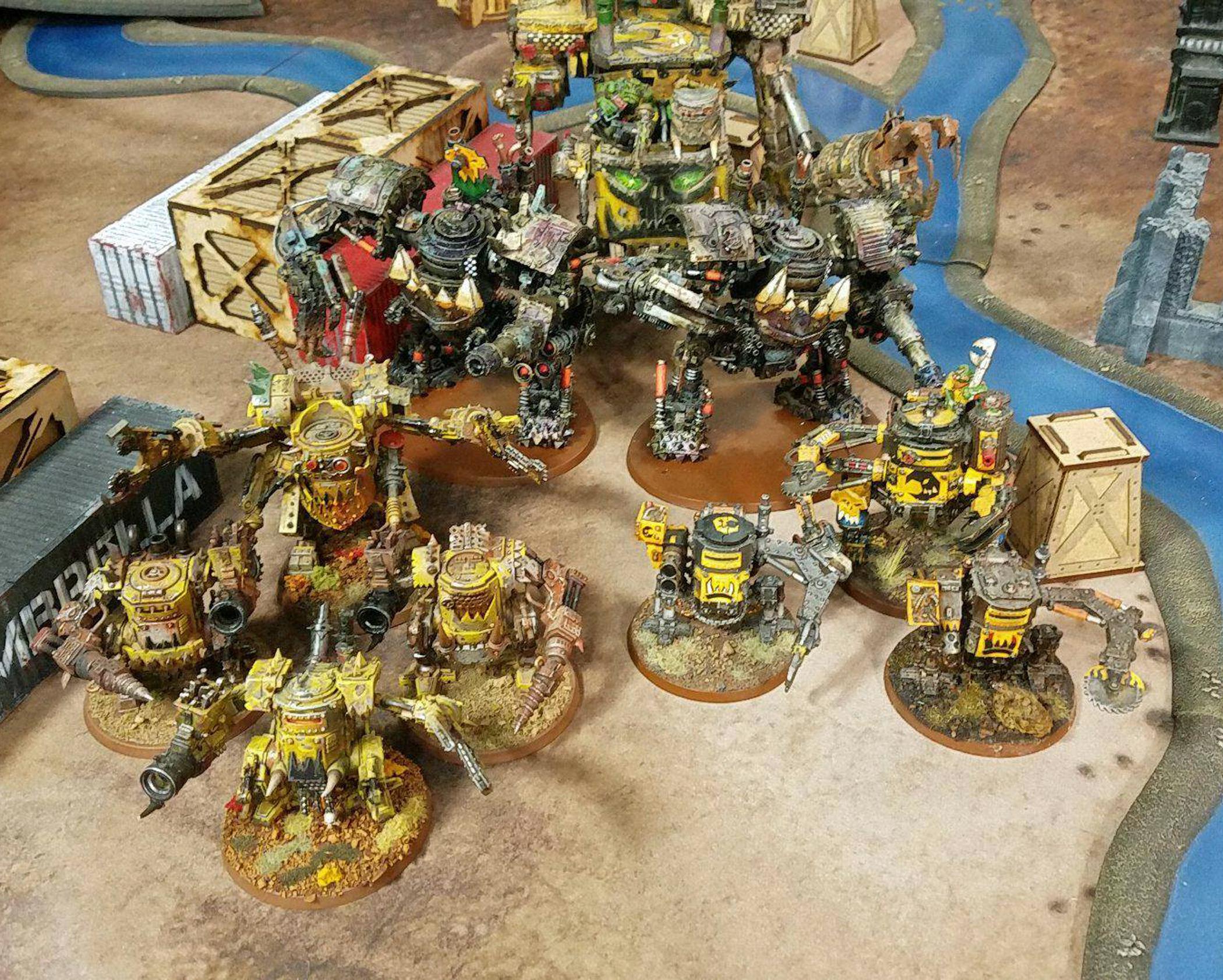 40k Orks, Bad Moons, Walkers