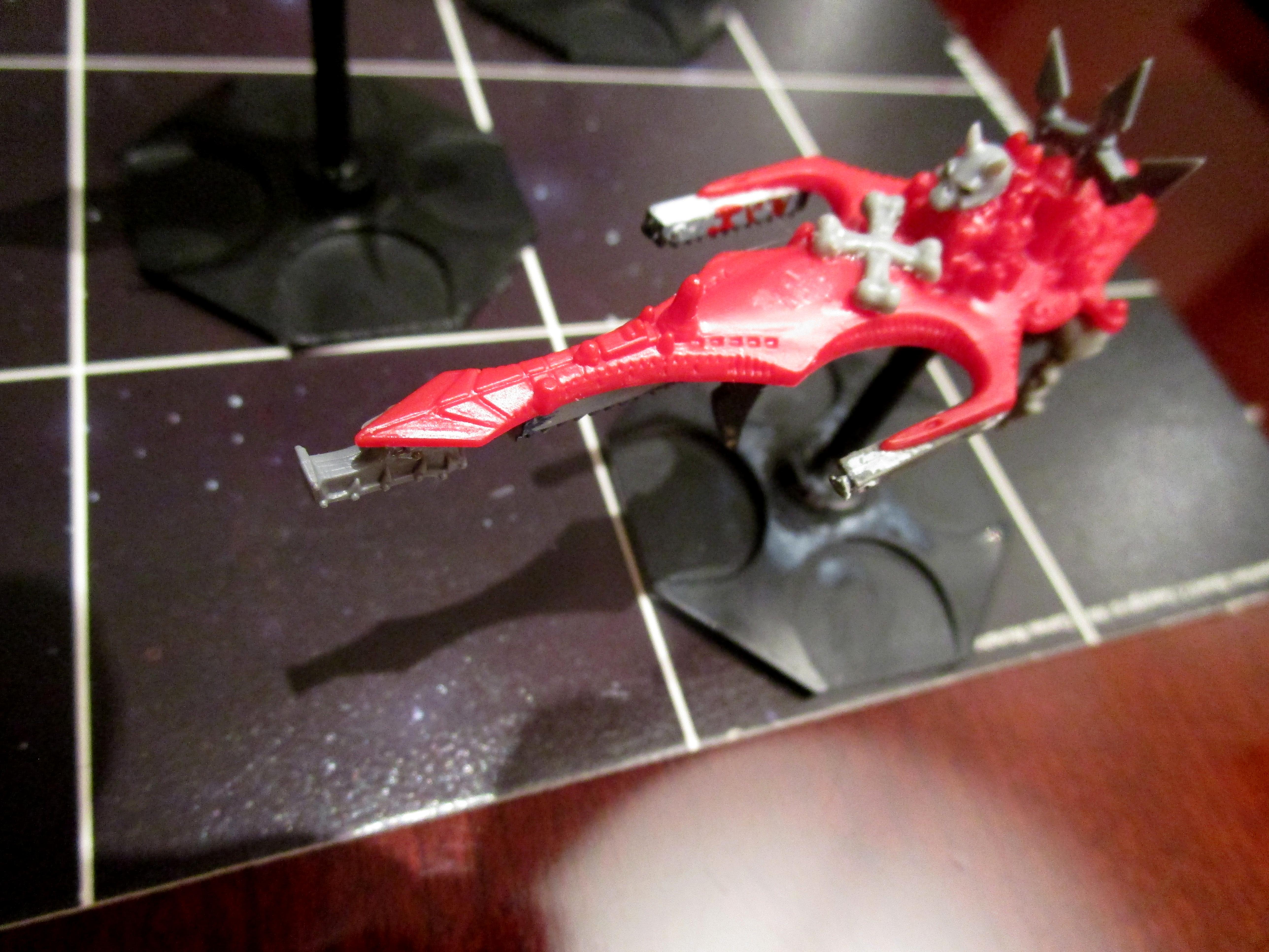 Battlefleet Gothic, Chaos, Chaos Space Marines, Conversion, Khorne, Oldhammer, Space Fleet