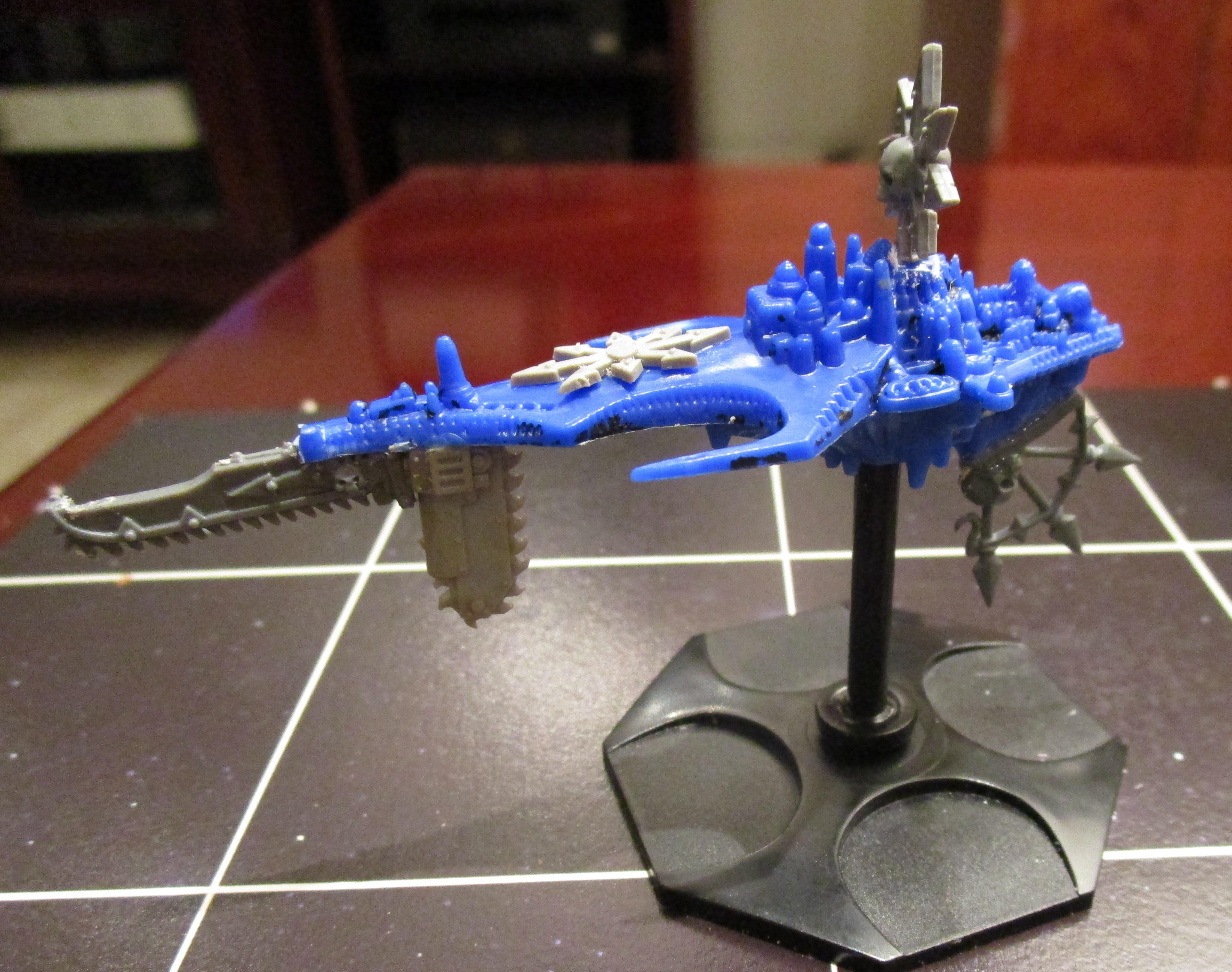 Battlefleet Gothic, Chaos, Chaos Space Marines, Conversion, Oldhammer, Space Fleet