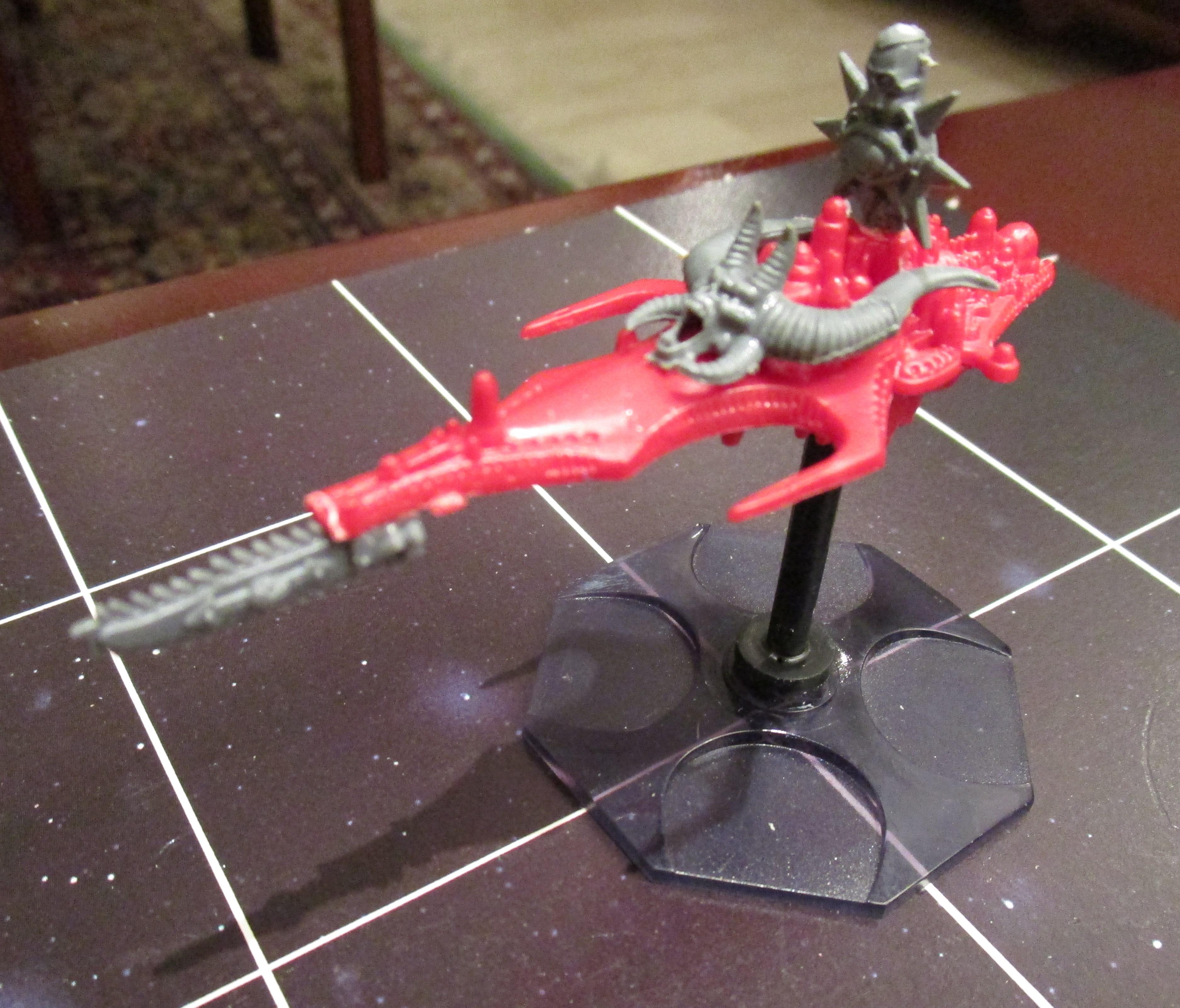 Battlefleet Gothic, Chaos, Chaos Space Marines, Conversion, Oldhammer, Space Fleet, Word Bearers