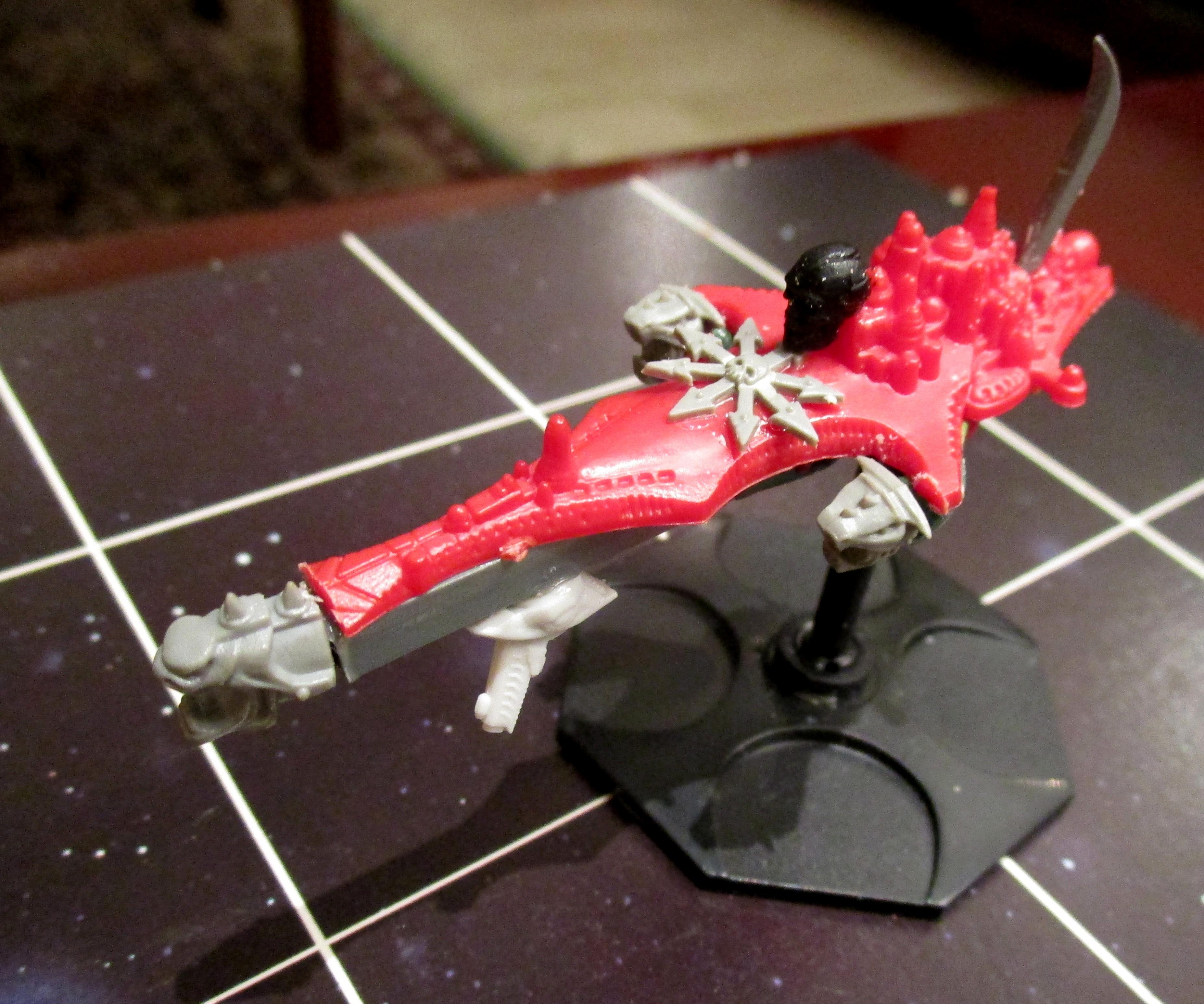 Battlefleet Gothic, Chaos, Chaos Space Marines, Conversion, Iron Warriors, Oldhammer, Space Fleet