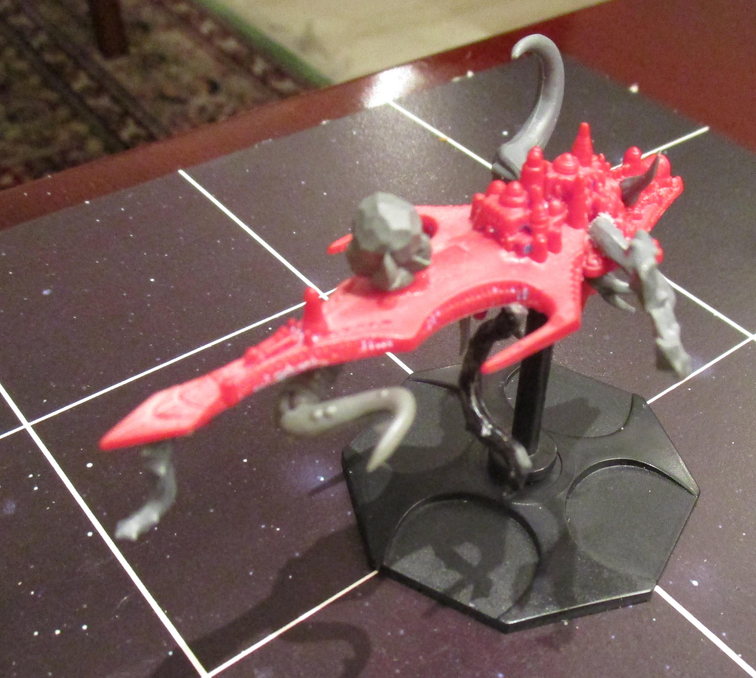 Battlefleet Gothic, Chaos, Chaos Space Marines, Conversion, Oldhammer, Space Fleet, Thousand Sons