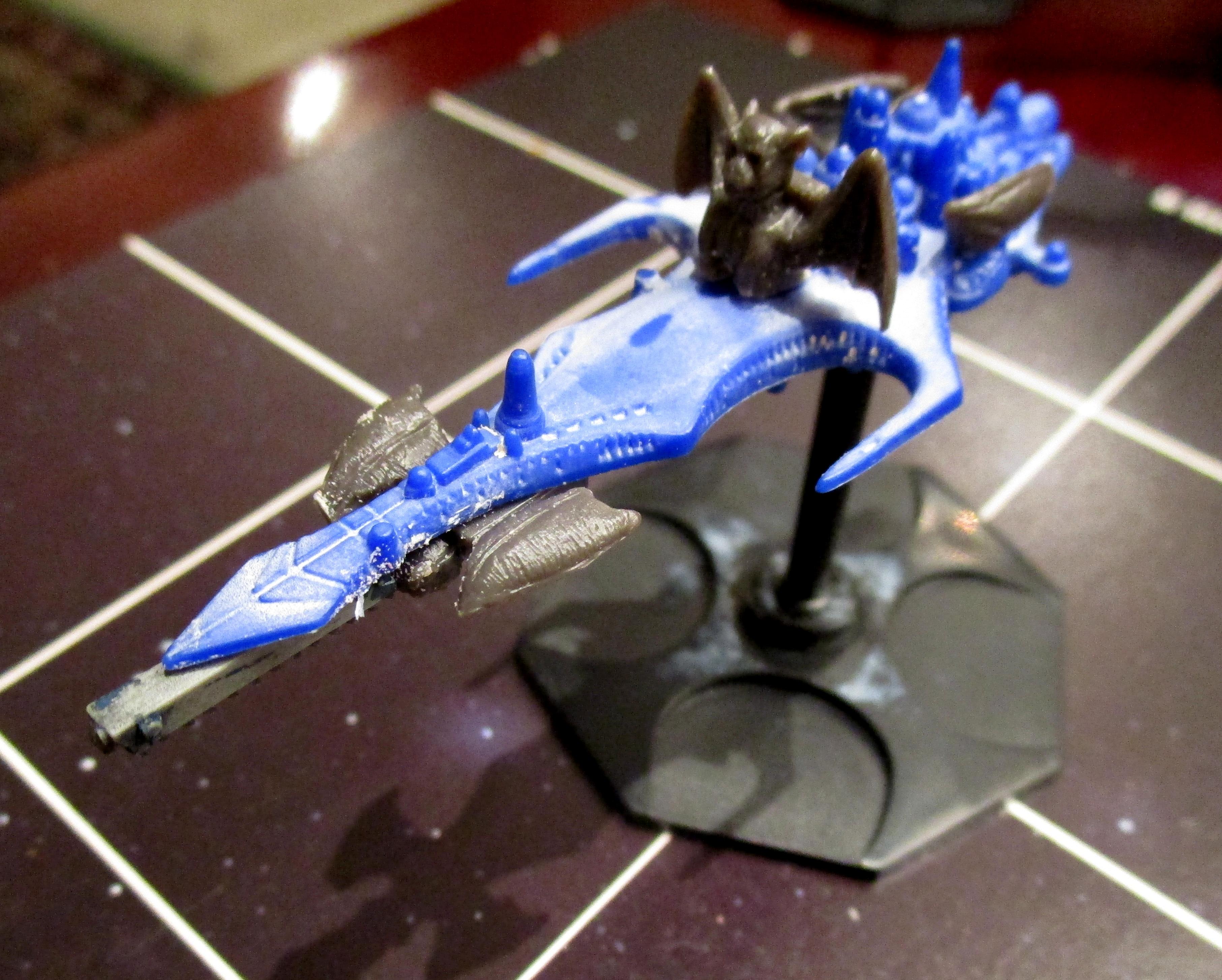 Battlefleet Gothic, Chaos, Chaos Space Marines, Conversion, Night Lords, Oldhammer, Space Fleet
