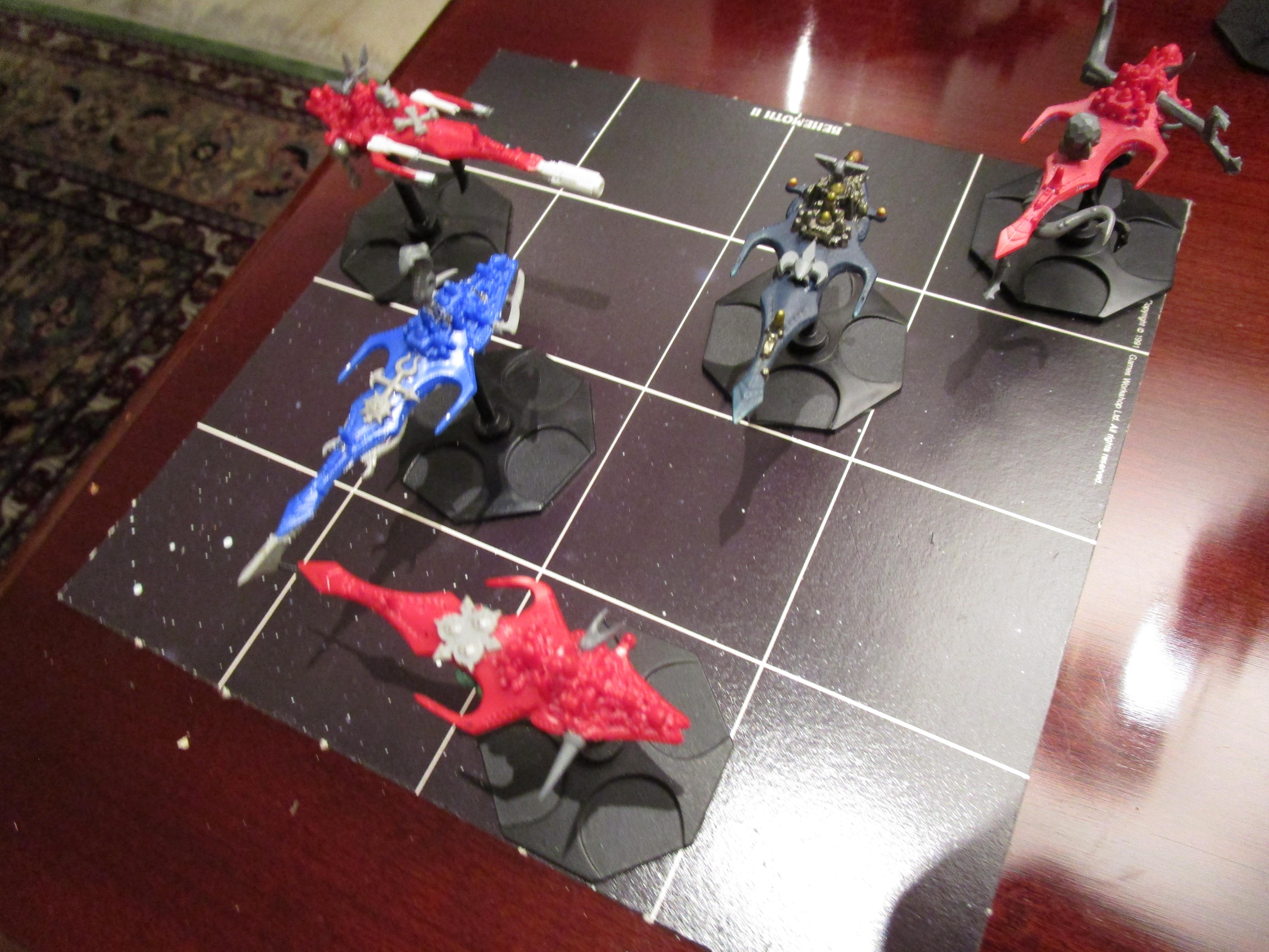 Battlefleet Gothic, Chaos, Chaos Space Marines, Conversion, Oldhammer, Space Fleet
