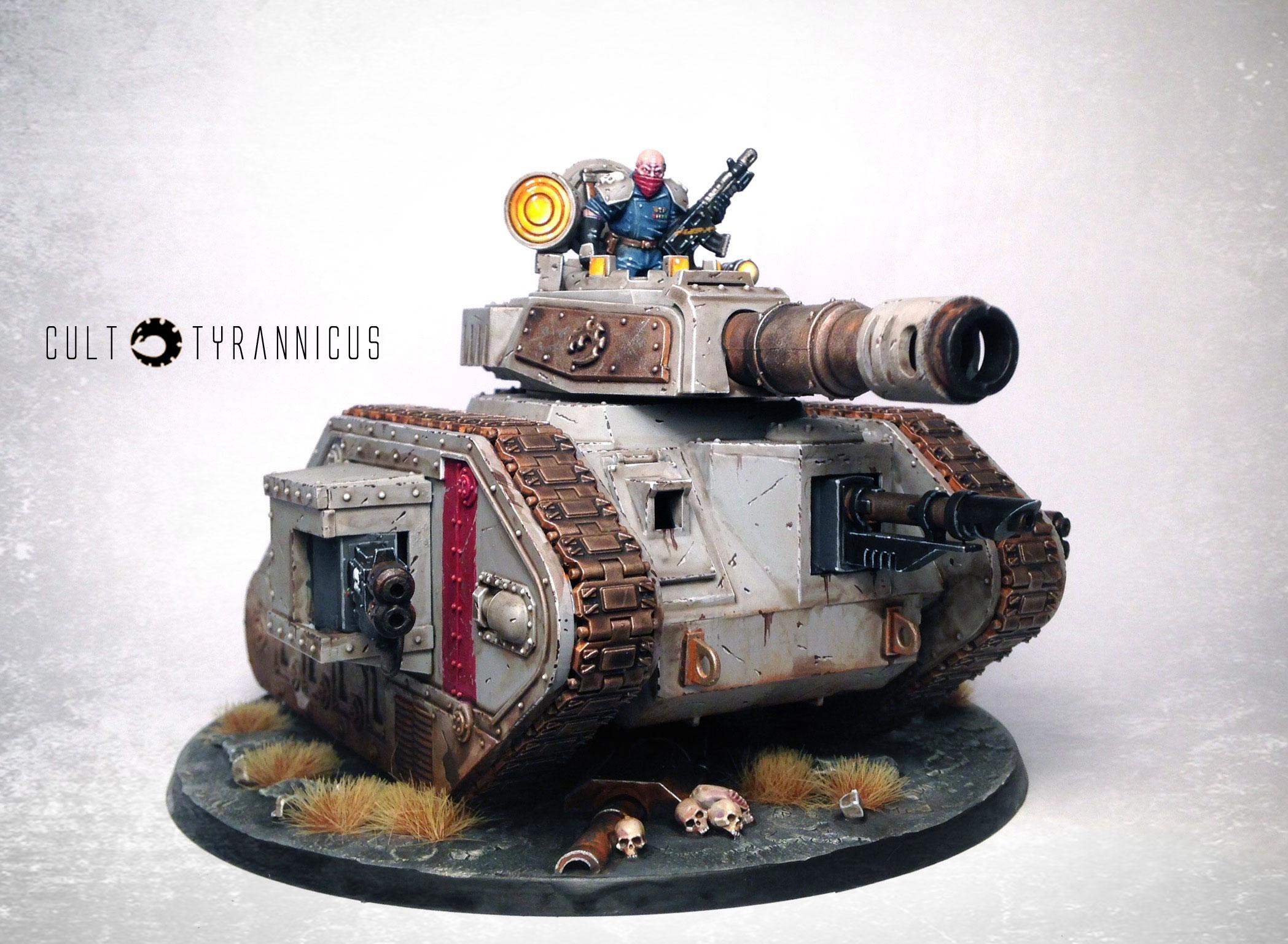 Cult Leman Russ, Genestealer Cult, Gsc, Leman Russ, Tank, Tank Base, Warhammer 40,000, Weathered