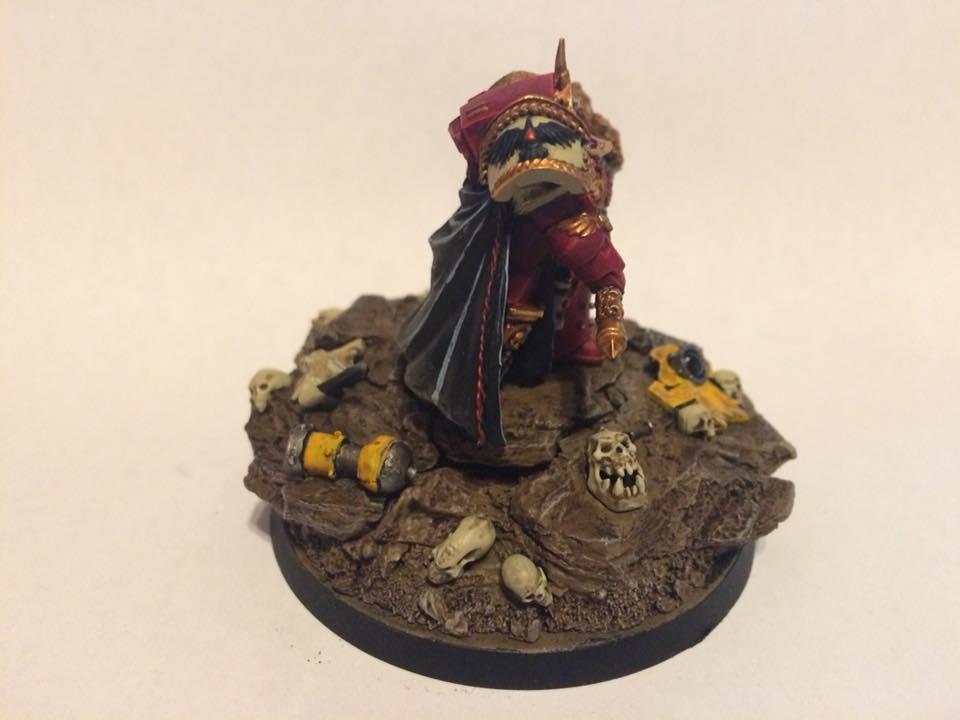 Blood Ravens, Chapter Master, Gabriel Angelos, Skull, Space Marines, Terminator Armor, Thunderhammer, Wasteland Base
