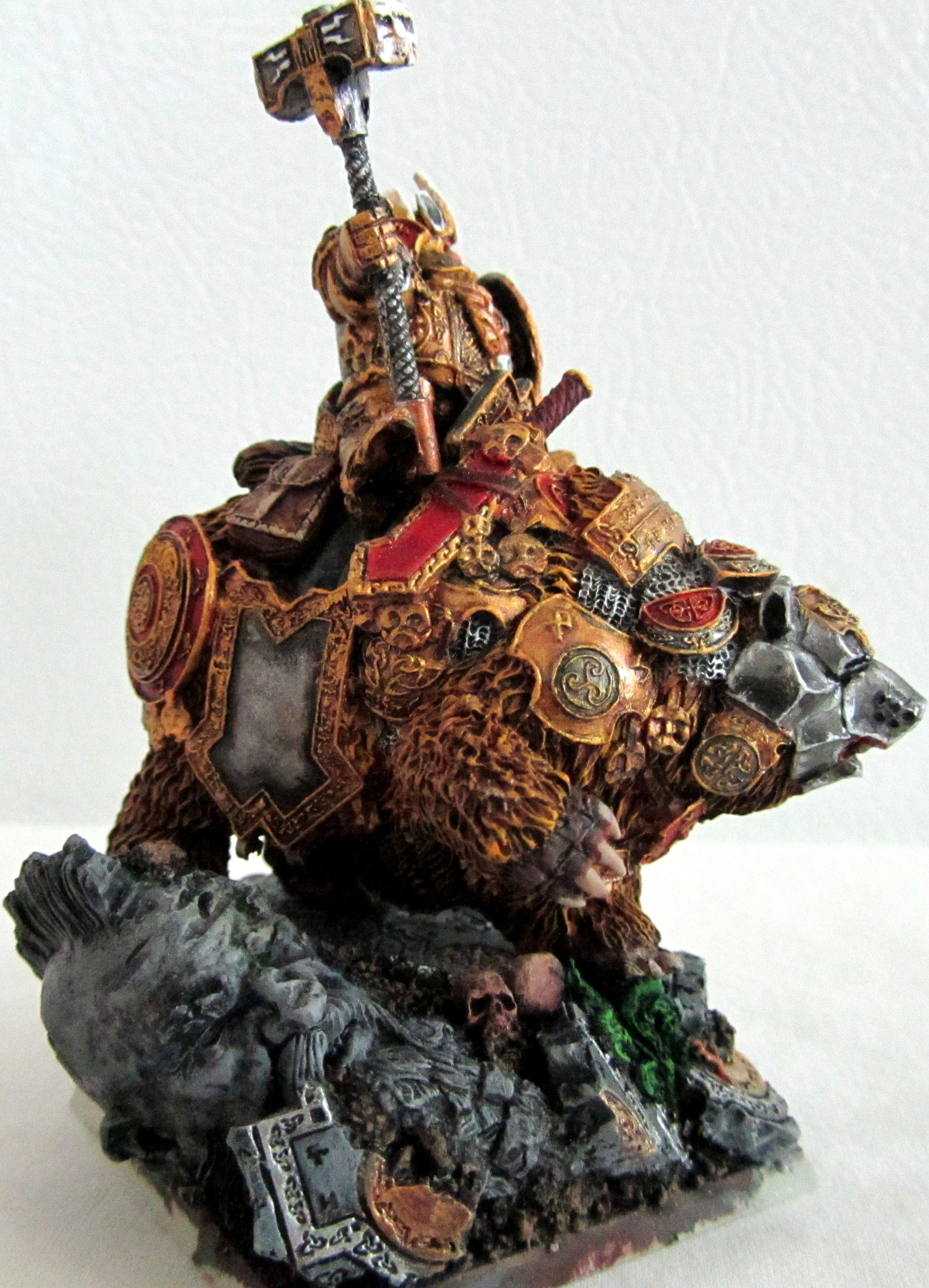 Bear, Dwarf Cavalry, Dwarf King, Lord, War Bear