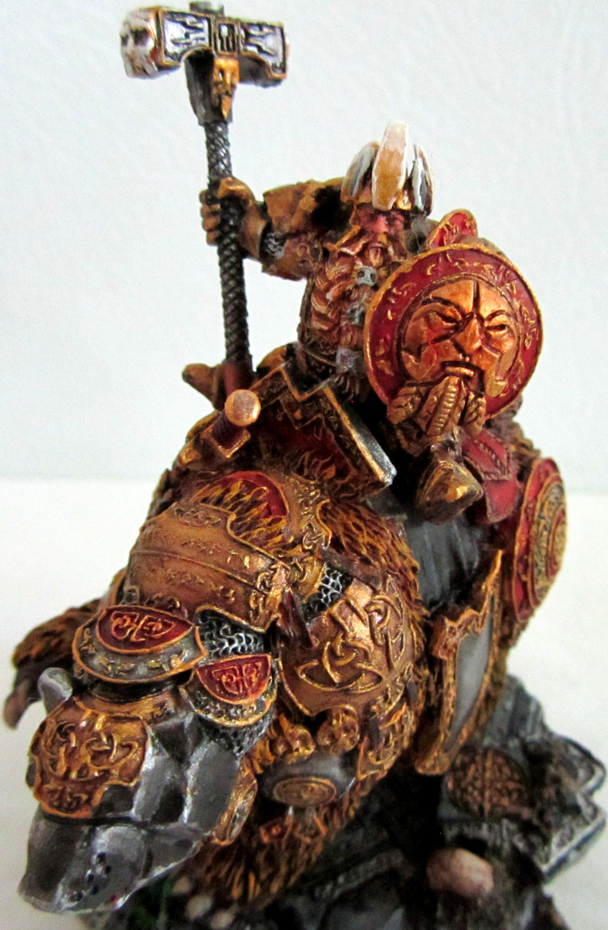 Bear, Dwarf Cavalry, Dwarf King, Lord, War Bear