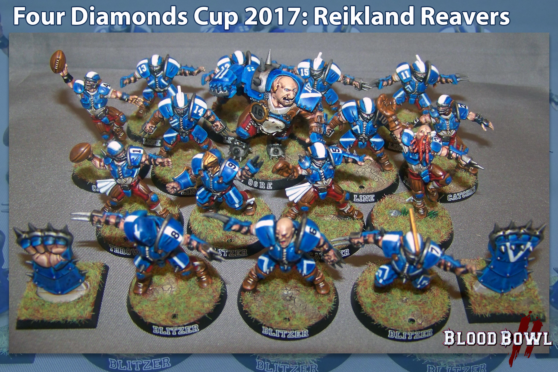 Blood Bowl, Four Diamonds Cup, Human Team, Reikland Reavers