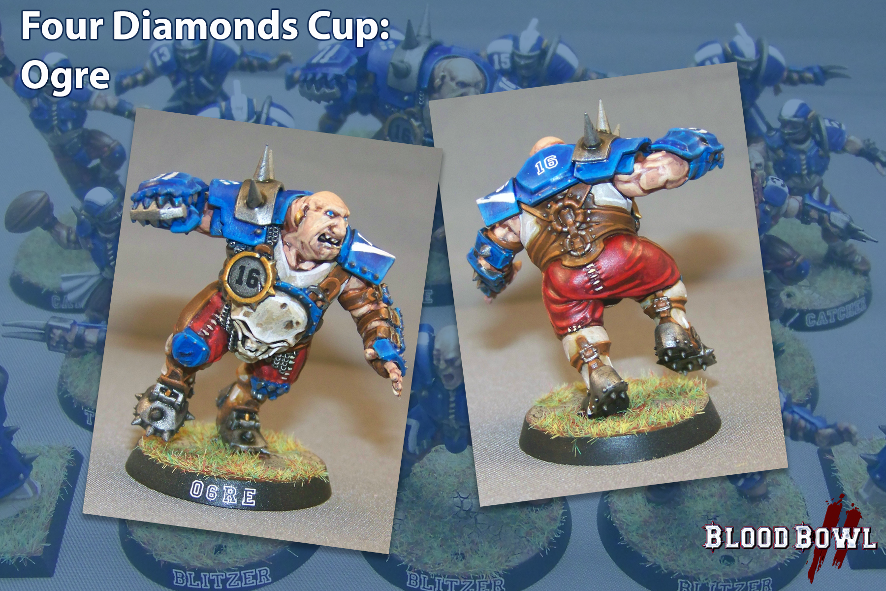 Blood Bowl, Four Diamonds Cup, Human Team, Ogres, Reikland Reavers