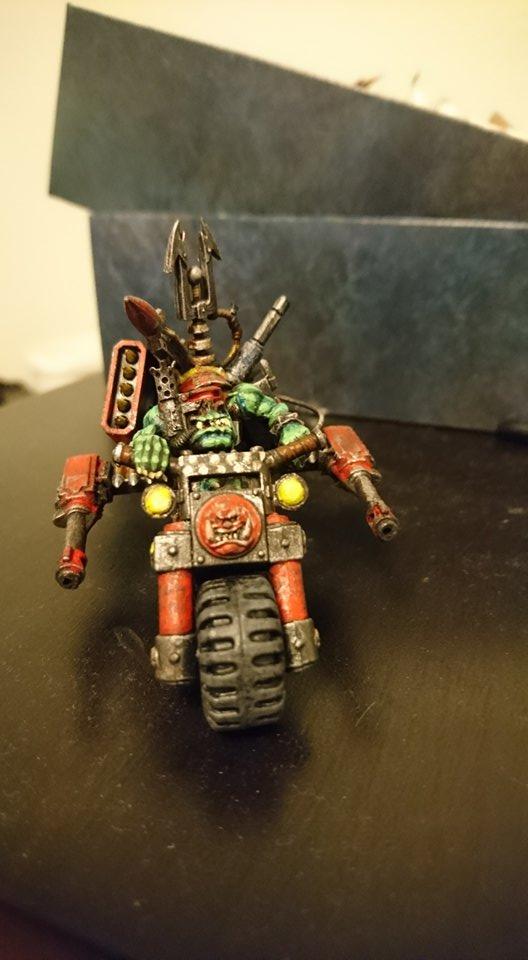 Big Mek, Kustom Force Field, Orks, Red, Retro, Warhammer 40,000