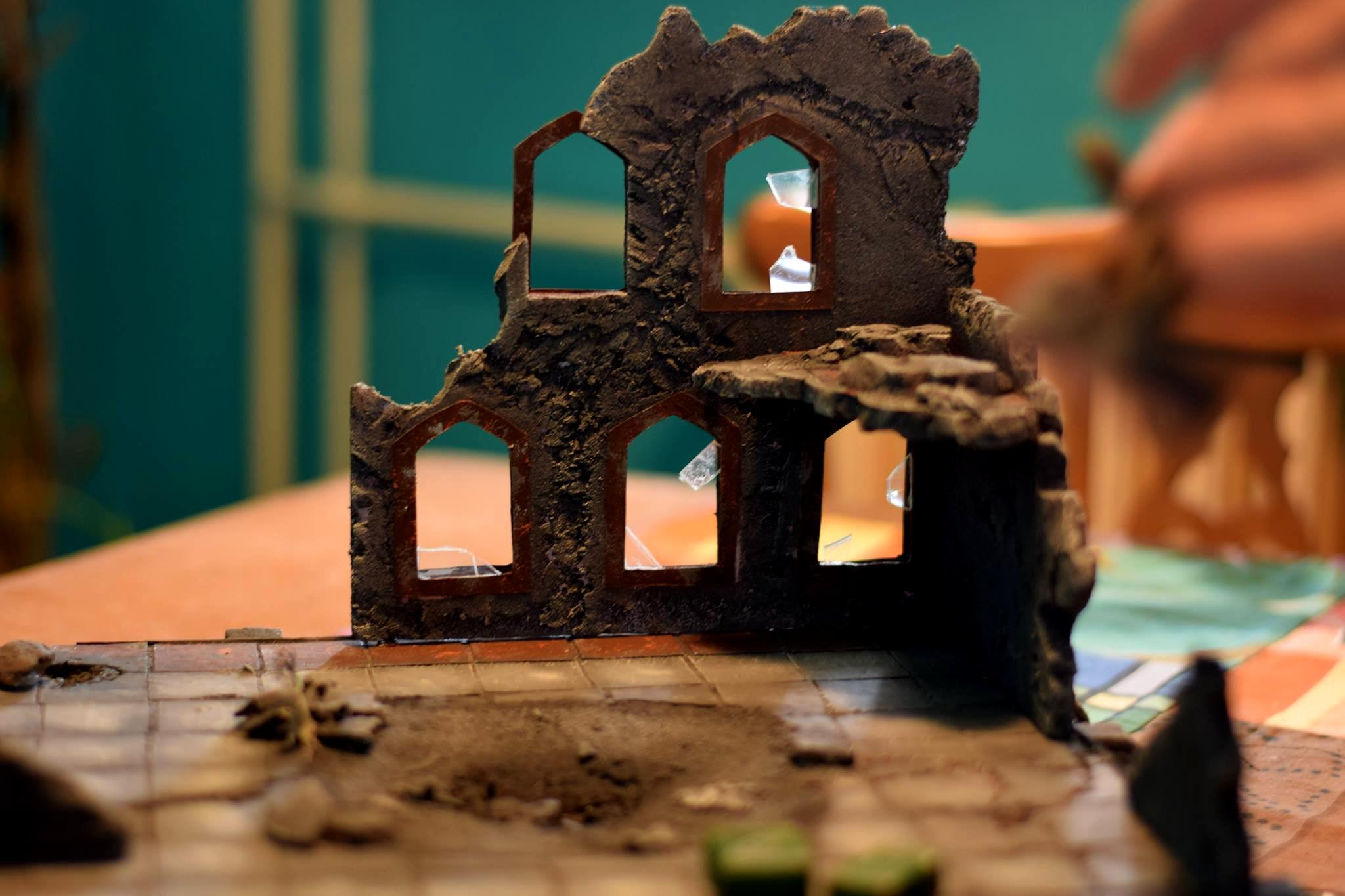 30k, Baradon, Bombed, Diorama, Drukhari, Empire, Game, Headquarters, Orks, Set, Tabletop, Terrain, Wargame, Wargamescenery, Warhammer 40,000, Warhammer Fantasy, Witch Hunters