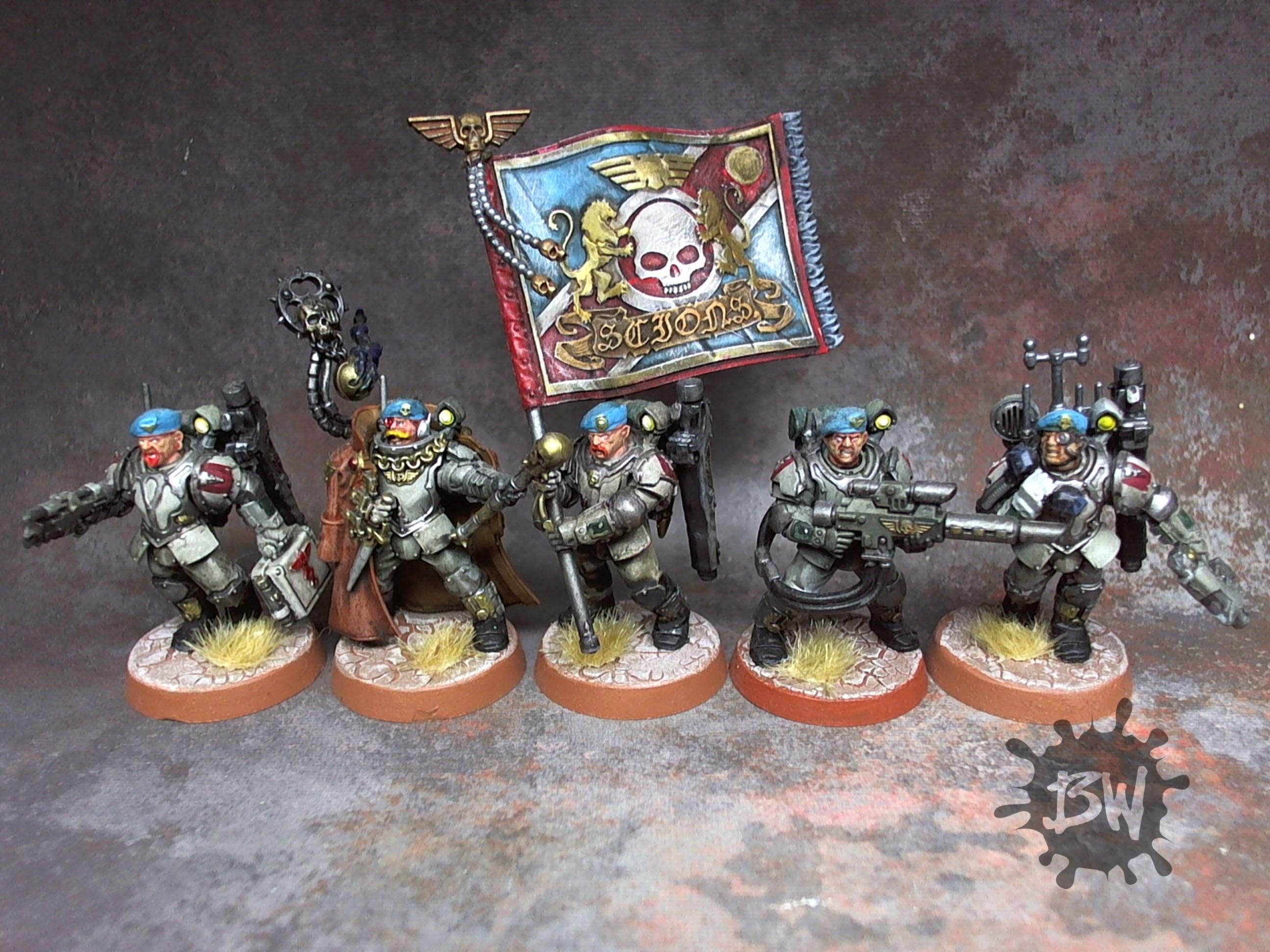 Astra Militarum, Militarum Tempestus Scions Command Squad, Warhammer 40,000
