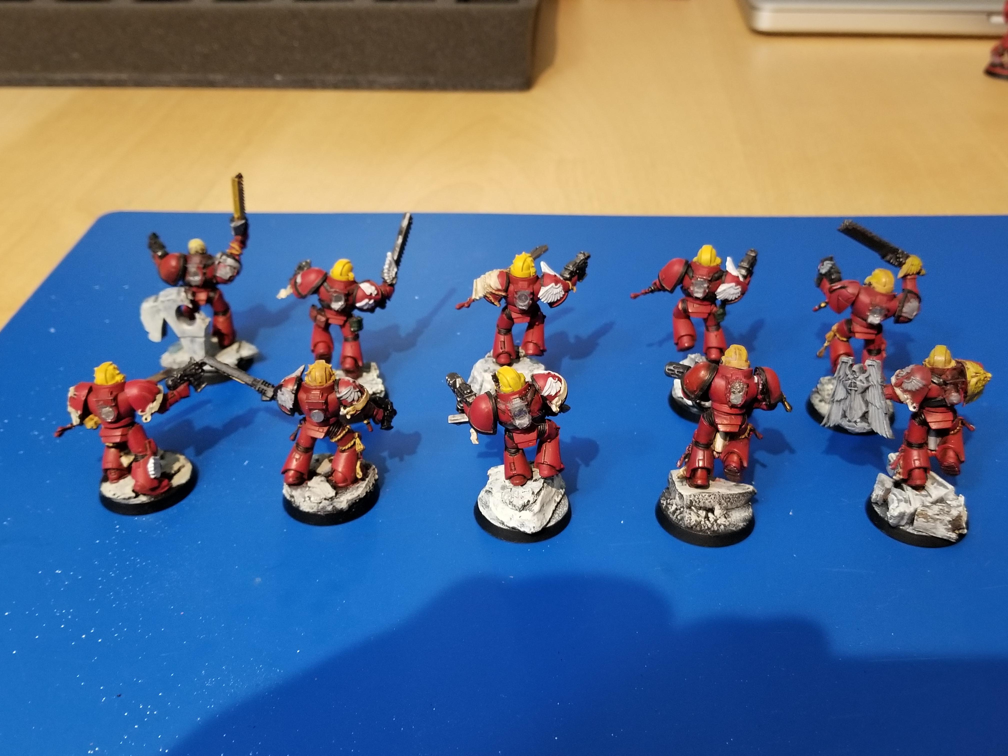 Assault Squad with Jump Packs Back