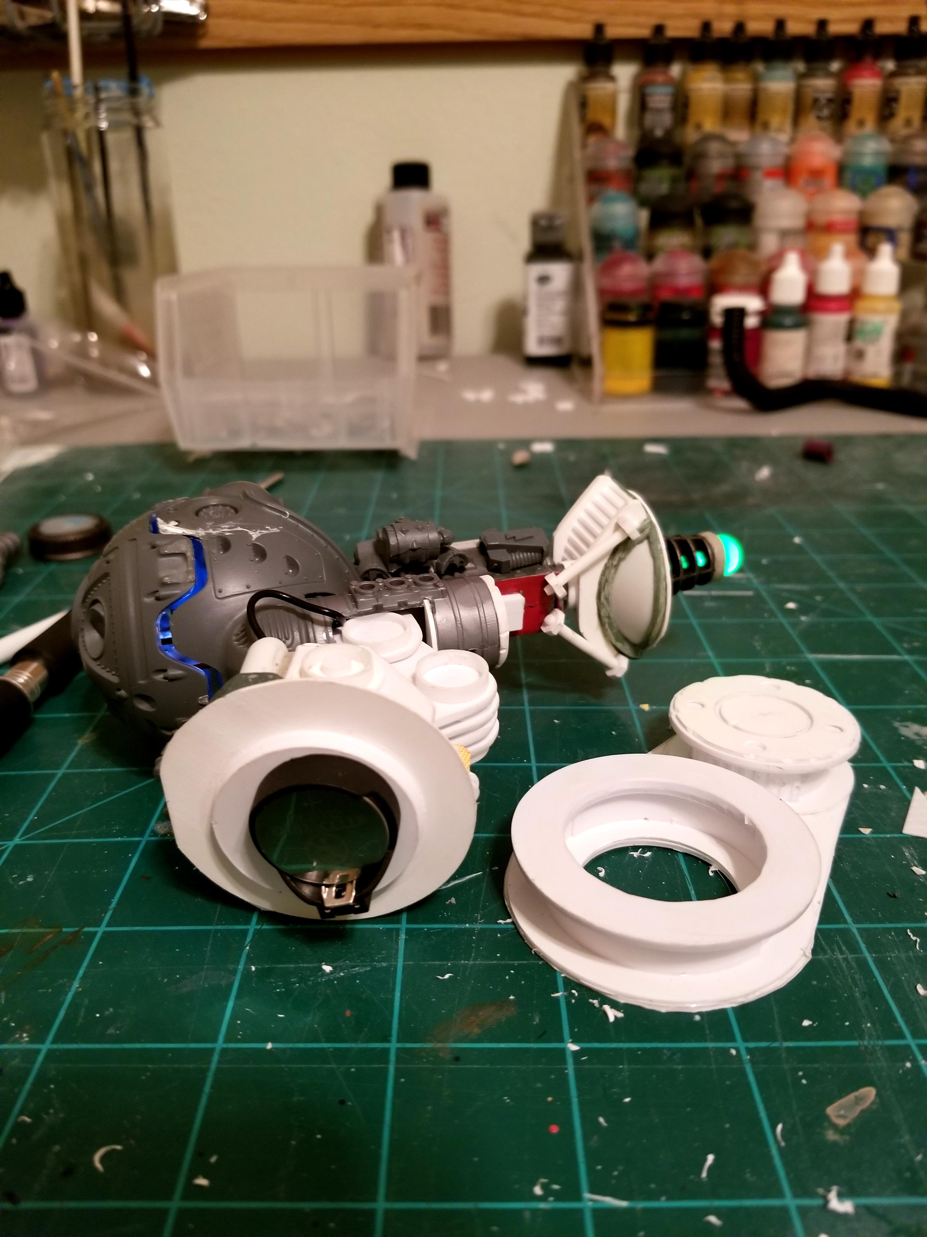 LED, Orks, Plasma Obliderator, Raygun, Scratch Build