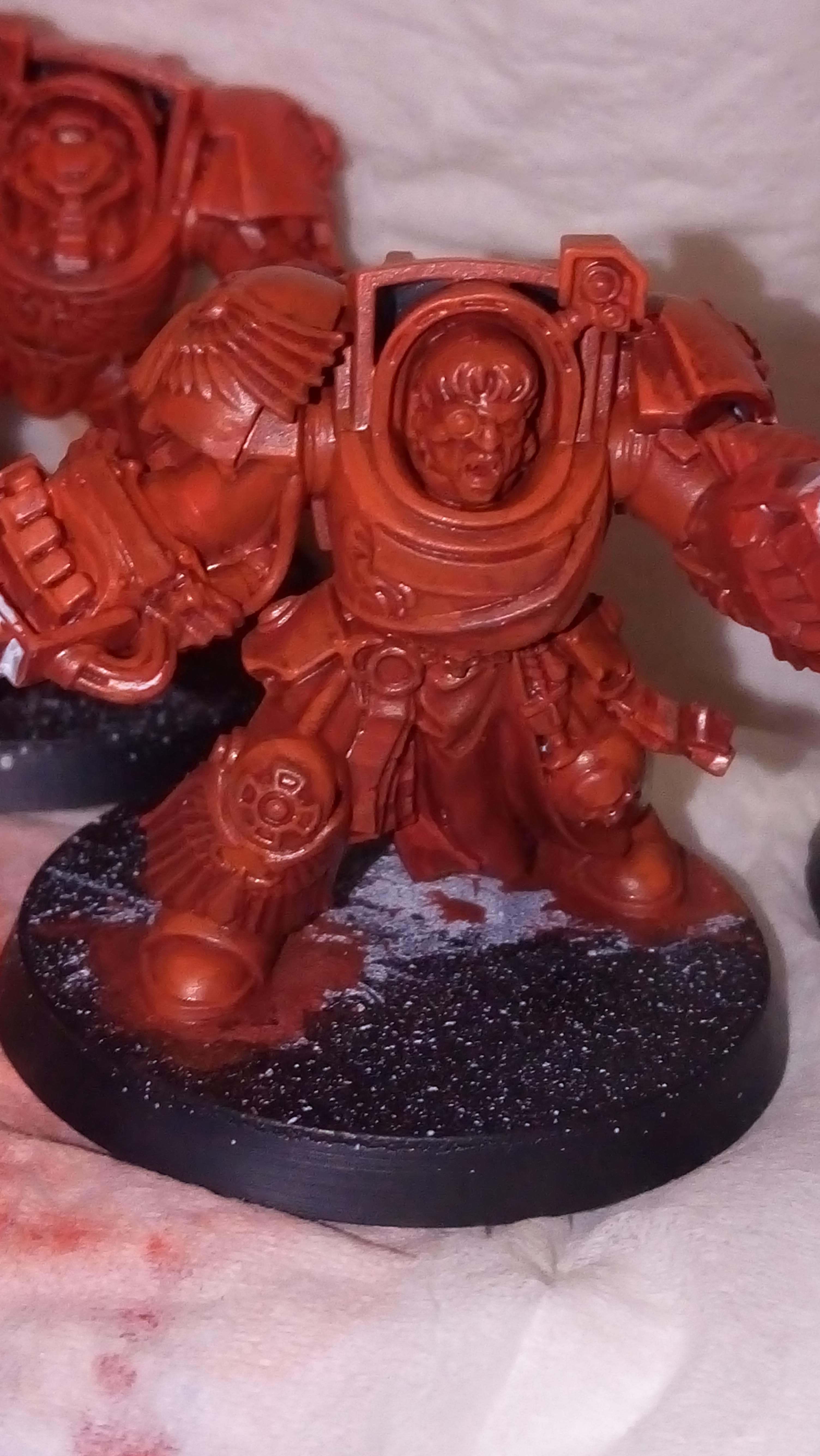Assault Terminators, Blood Angels, Terminator Armor, Work In Progress