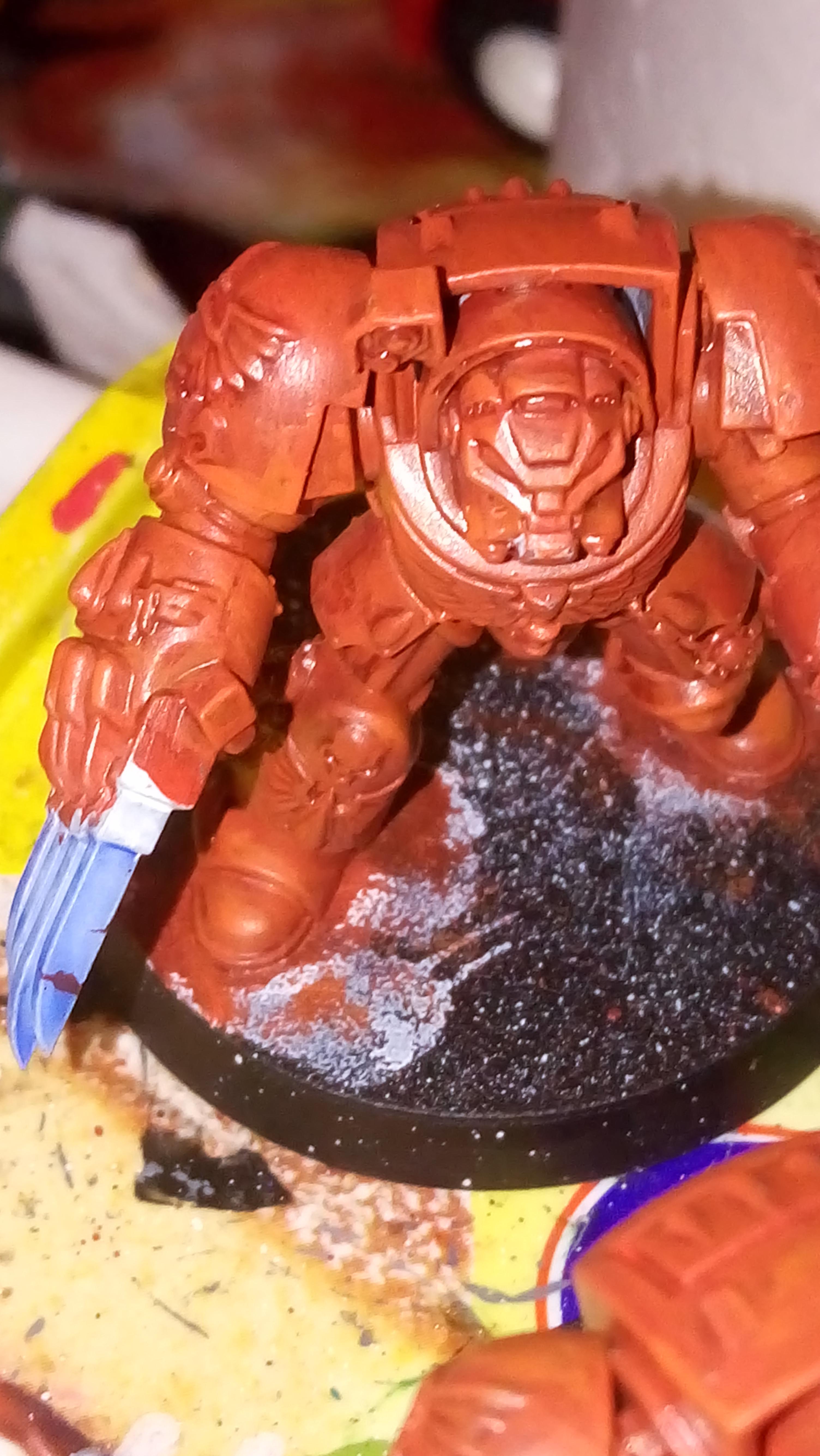 Assault Terminators, Blood Angels, Terminator Armor, Work In Progress