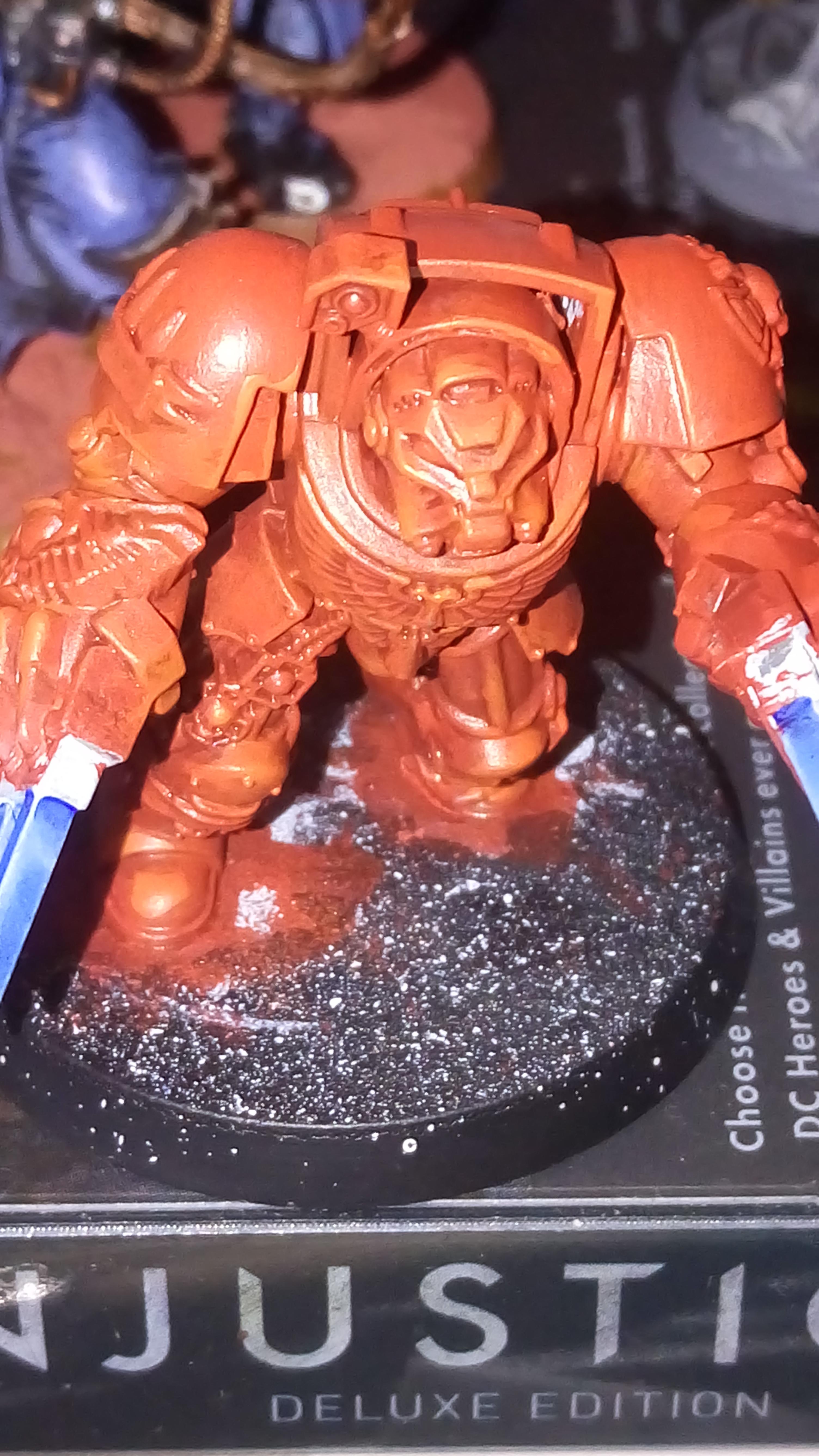 Assault Terminators, Blood Angels, Terminator Armor, Work In Progress