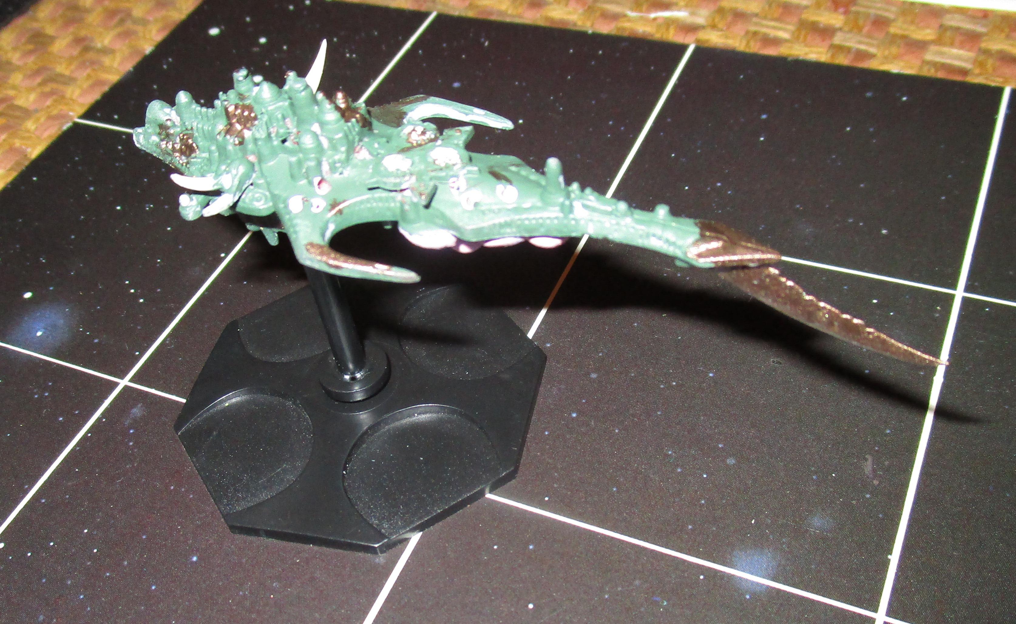Battlefleet Gothic, Chaos, Chaos Space Marines, Conversion, Death Guard, Oldhammer, Space Fleet