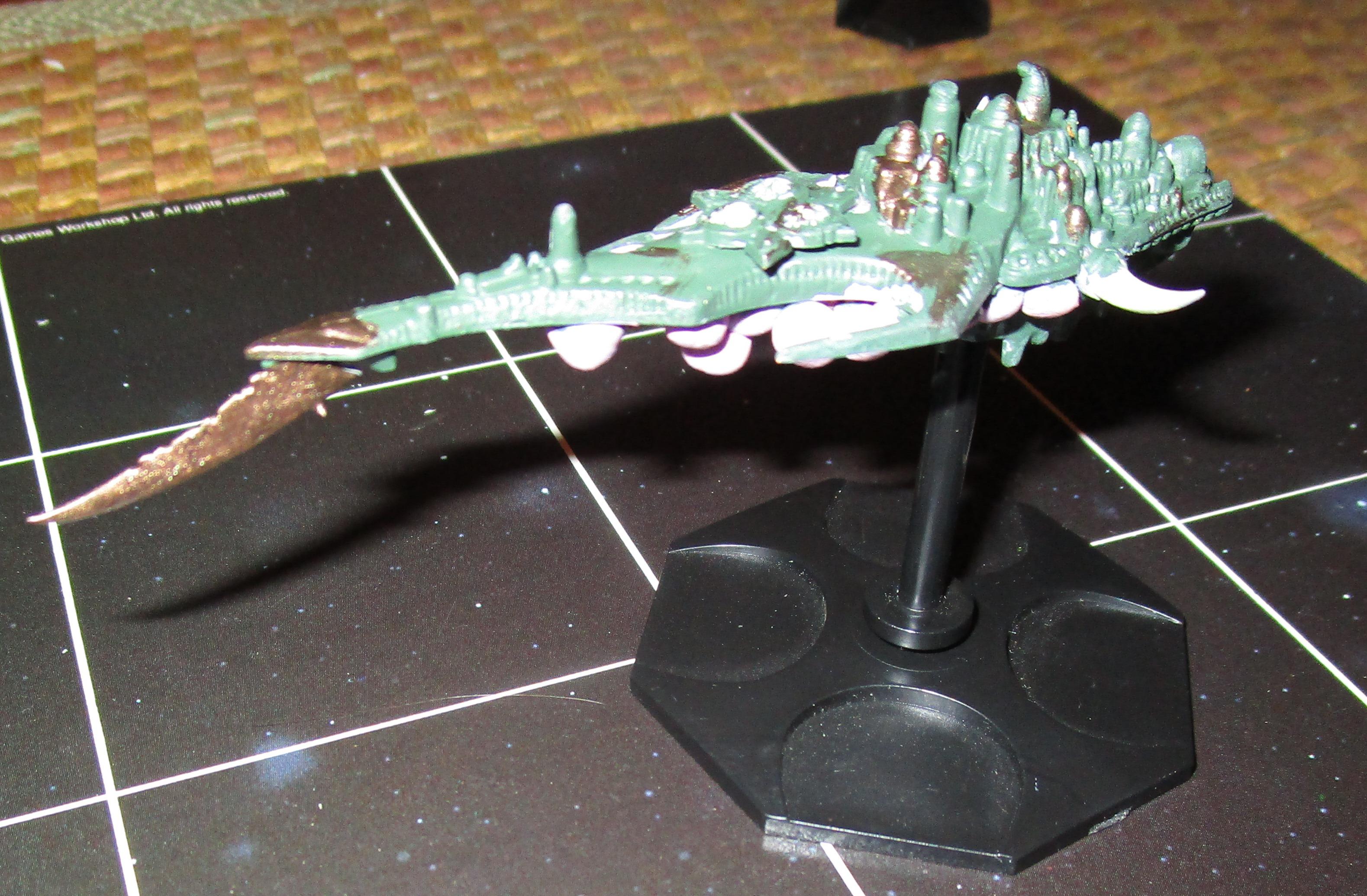 Battlefleet Gothic, Chaos, Chaos Space Marines, Conversion, Death Guard, Oldhammer, Space Fleet