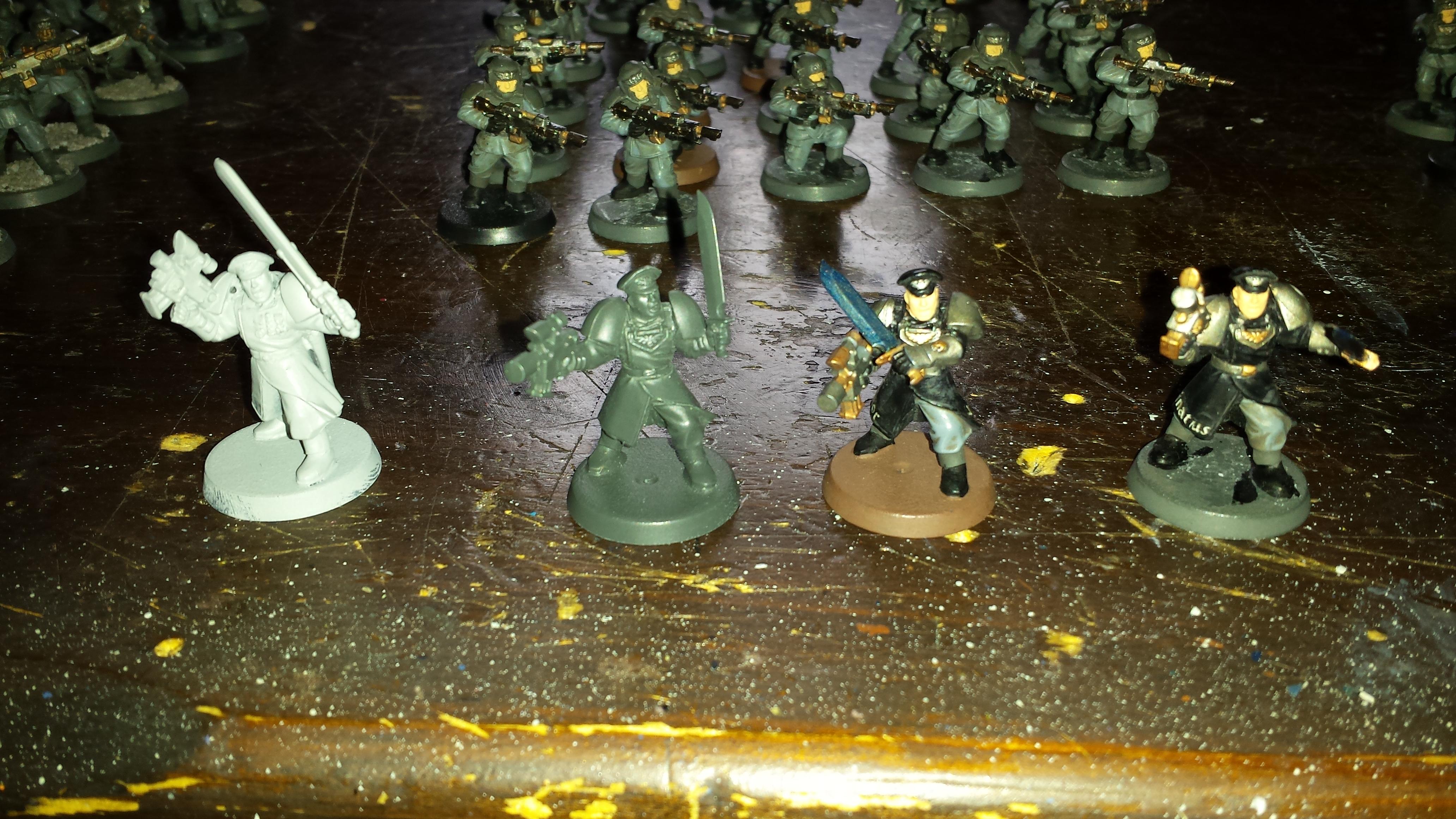 3 comissars and a Lord Comissar