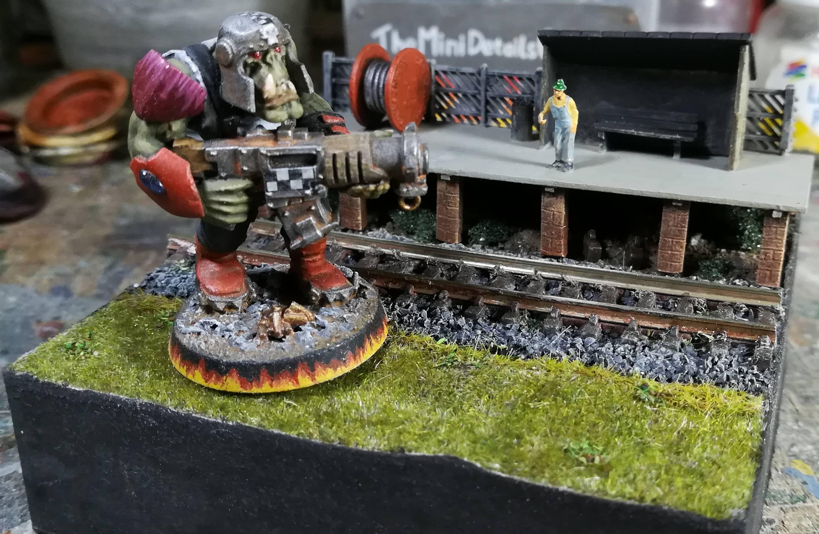 Display base scale shot