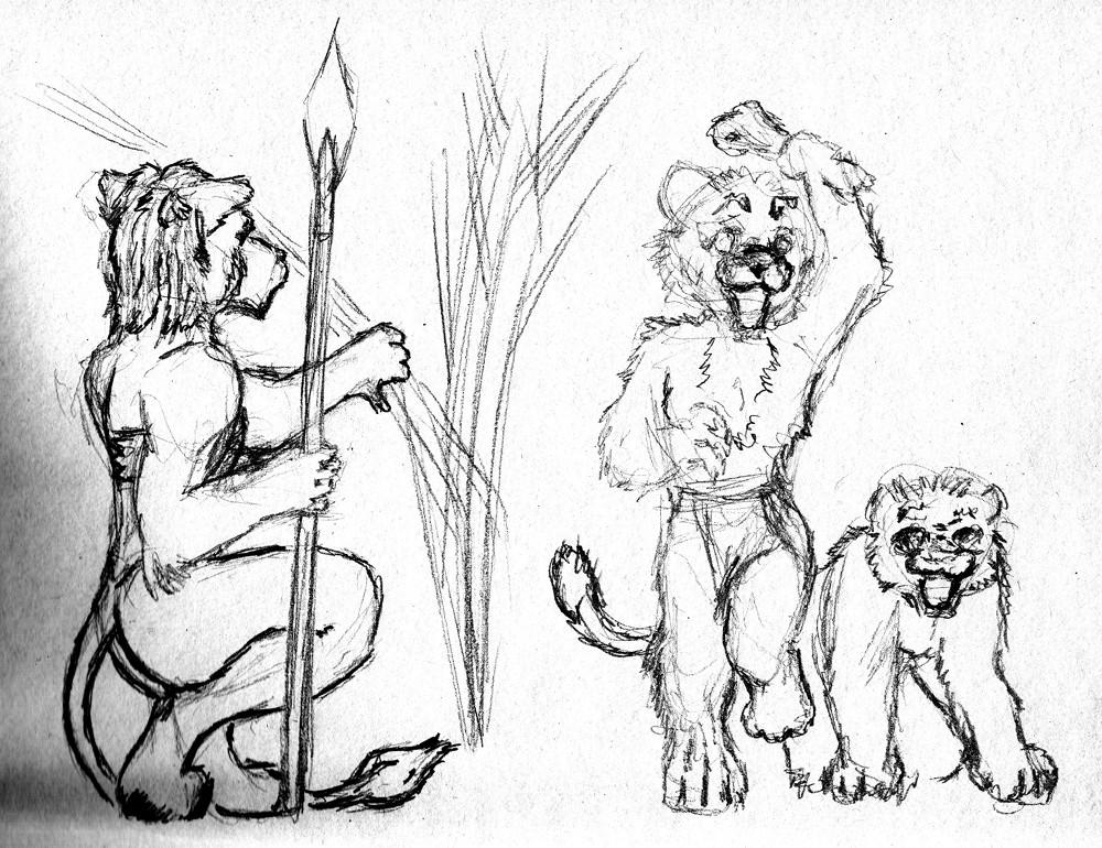 Beastmen, Sketches, Lions expansion