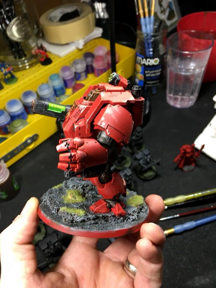 Adeptes Astartes, Blood Angels, Dreadnought, Primaris, Redemptor Dreadnought, Space Marines